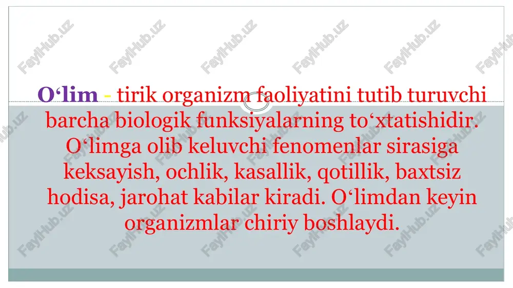 n shifokorlar pre-eklampsiyani davolash va nazorat qilishlari mumkin. ammo ehtiyotkorlik bilan xavfli bo'lib, o'limga olib kelishi mumkin. gipertenziv kasalliklar homiladorlik bilan bog'liq o'limlarning 14 foizi uchun javob beradi. pulmoner emboliya o'pka emboliyasi (pn) o'pkada qon ivishi. pulmoner emboliya tug’ruqdan keyin rivojlanishi mumkin va sezaryen bilan xavf yuqori bo'ladi. onalar o'limi qariyb 3 foizini pulmoner emboliya bilan bog'liq. boshqa bevosita sabablar homilador ayollarda o'limning bevosita sababi homiladorlik bilan bevosita bog'liq bo'lmagan, ammo homiladorlik davrida rivojlanadi yoki yomonlashib boruvchi holatdan iborat. homiladorlik oiv va yurak kasalligi kabi sog'liq muammolariga ta'sir qilishi mumkin. qandli diabet va anemiya kabi holatlar rivojlanishi yoki yomonlashishi mumkin. bu masalalar onalar o'limining taxminan 28 foizini tashkil qiladi. tekshiruv rejasi 1. umumiy qon taxlili 2. biokimyoviy analizlar: triglitserid, xolesterin, beta-li-poproteinlar, transaminaza, al'dolaza, umumiy oqsil va oqsil fraksiyalari 3. ekg, exokg 4. oyoqlar reovazografiyasi 5. aorta va yurak rentgenoskopiyasi ateroskleroz davolash strategiyasi 1. parxez 10-stol 2. gipolipidemik vositalar (statinlar – …