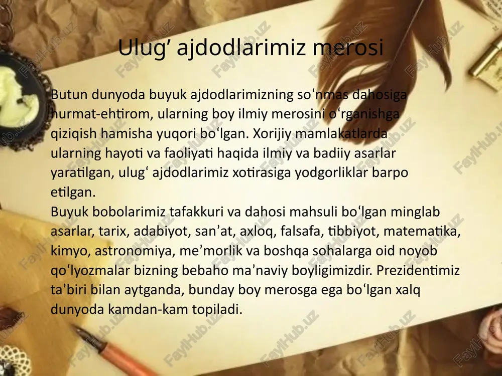 urning ham piri boʻlgan. taragʻoybek 1360 yilda vafot etgan. jaloliddin manguberdi jaloliddin manguberdi (arab. جلال الدين منكبرتي— jalāl al-dīn menguberdī, toʻliq oti — jaloliddin abulmuzaffar manguberdi ibn muhammad) (1198—1231) — xorazmshohlar davlatining soʻnggi hukmdori (1220-yildan), alovuddin muhammad ii ning toʻngʻich oʻgʻli. u 33 yil umr koʻradi va uni 11 yili jang ichida oʻtadi. jaloliddin manguberdi, jaloliddin (toʻliq ismi jaloliddin ibn alovuddin muhammad) (1198—1231) — xorazmshohlar davlatining soʻnggi hukmdori (1220—31), mohir sarkarda. anushteginiylardan. xorazmshohlardan muhammadshoxning katta oʻgʻli. onasi — oychechak turkman kanizaklardan boʻlgan. jaloliddin burnida xoli (mank) boʻlgani uchun mankburni nomi bilan atalgan. keyinchalik bu nom talaffuzda oʻzgarib "manguberdi" nomi bilan mashhur boʻlib ketgan. jaloliddin manguberdi voyaga yetgach, otasi uni gʻazna, bomiyon, gʻur, bust, takinobod, zamindovar va hindiston hududlarigacha boʻlgan yerlarga hokim va taxt vorisi etib tayinlagan (1215). biroq turkon xotun va qipchoq amirlarining qatiy noroziligi sababli qutbiddin oʻzloqshoh foydasiga vorislikdan mahrum etilgan. jaloliddin manguberdi otasining harbiy yurishlarida ishtirok etib, oʻzining …