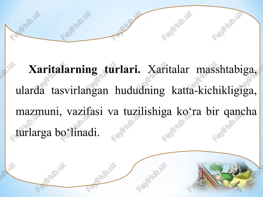 to‘plamidir. «atlas» atamasi fanga flamand xaritashunosi merkator tomonidan kiritilgan. u o‘zi tuzgan xaritalar to‘plamini (1595- yil) livanning afsonaviy qiroli atlas nomi bilan ataydi. birinchi xaritalar to‘plami ii asrda klavdiy ptolemey tomonidan tuzilgan. hozirgi zamon atlaslarining asosiy xususiyatlari undagi xaritalarning bir butunligi, bir-biriga muvofiqligi va bir-birini to‘ldirishidir. atlaslar ham xaritalarga o‘xshab juda xilma-xil bo‘ladi. ular qamrab olgan maydoniga ko‘ra sayyoralar, dunyo, materiklar, tabiiy geografik o‘lkalar, davlatlar, viloyatlar atlaslariga; mazmuniga ko‘ra umumiy geografik va mavzuli atlaslarga bo‘linadi; vazifasiga ko‘ra ilmiy, ommabop (o‘lkashunoslik), o‘quv atlaslari, sayohat va yo‘l atlaslariga bo‘linadi. ilmiy atlaslar ma’lum bir joy haqida to‘la, ilmiy asoslangan ma’lumot beruvchi atlaslardir. bunday atlaslarda shu joyning tabiiy sharoiti, xo‘jaligi, aholisi va madaniyati ko‘rsatiladi. ommabop (o‘lkashunoslik) atlaslar keng o‘quvchilar ommasiga mo‘ljallangan bo‘lib, ular foydalanishga qulay va oson qilib tuziladi. ularda rasmlar, chizmalar, ma’lum bir hudud to‘g‘risidagi ma’lumotlar, tarixiy yodgorliklar ko‘rsatiladi. o‘quv atlaslari maktablar va oliy o‘quv yurtlarida foydalanish uchun mo‘ljallanadi. hozirgi paytda xarita va …