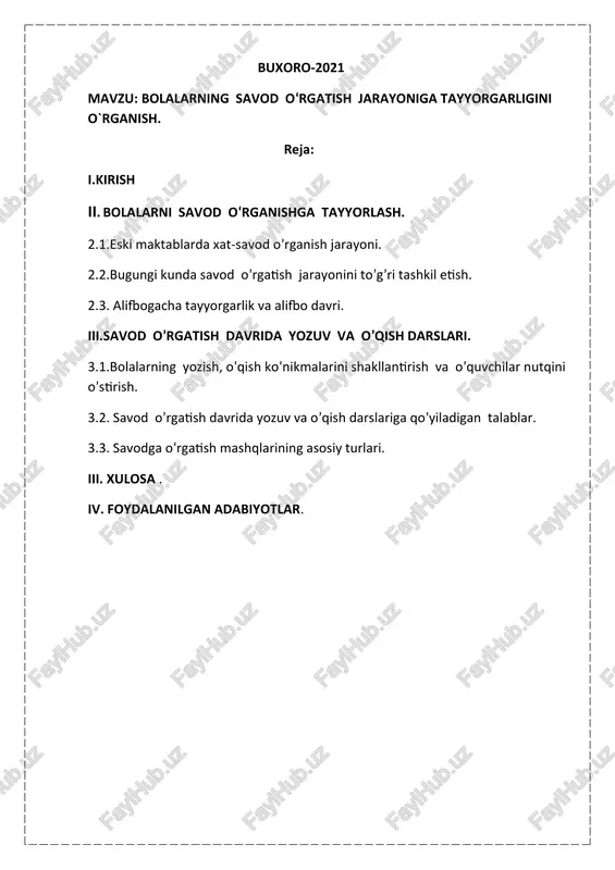 xs sifatida shakllangan bolani tarbiyalashni ko‘zda tutadi. bolani maktabda muvaffaqiyatli ta’lim olishga tayyorlash uchun unga ona tilining barcha boyliklarini egallab olish uchun tegishli shart-sharoitlarni yaratish zarur.bola nutqining rivoji ko‘p jihatdan uning ruhiyatiga, sog‘lom, tetik o‘sishiga. axloqiy sifatlariga o‘quv dasturini o‘zlashtirishda me’yorli bajarilishini ta’minlashshiga, qo‘llanmalarning monandligiga bog‘likdir. bu masalalar maktabgacha ta’limda o‘z yechimi ifodasini topishi va o‘z ona tilida ravon gapira oladigan qilib tarbiyalashga qaratilishi zarur. bolalarning aqliy jarayonini rivojlantirish uchun ularning nutqini o‘stirish zarur: bola har bir so‘z ma’nosini tushuna olishi uni o‘z nutqida erkin ifodalashga muvofiq bo‘lishi kerak. tushunchalar tizimiga moslashgan bola o‘z fikrini jamlab gapirishga va ifodalab berishga o‘rganadi. og‘zaki nutqini o‘stirish bo‘yicha o‘tkaziladigan mashg‘ulotlarda asosan, bolalarning og‘zaki nutqini o‘stirishga, nutqni grammatik tomondan to‘g‘ri shakllantirishga: nutqning morfologik va sintaksis tomonlarini shakllantirishni davom ettirish: sodda va qo‘shma gaplar tuzish, bunda barcha so‘z turkumlaridan foydalanishga o‘rgatish, bolalarni gapirganda sonni otga, sifatni otga, sifatni fe’lga to‘g‘ri ishlatish malakalarini takomillashtirish, tovush va …