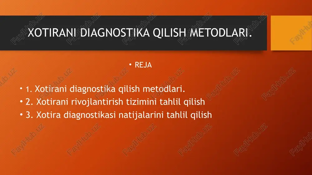 maslahatlar tayinlanadi. bu maslahatlar, shaxsning o'zining psixologik muammolari yechishiga va yaxshi yondashuv olishiga yordam bera olishi uchun tashkil etiladi. natijalarni kuzatish va baho berish: psixolog, shaxsning psixologik holatini kuzatadi va natijalar o'zgarishini kuzatib boradi. bu natijalar, o'quvchi yoki saxsning psixologik o'zgarishlarini kuzatish va keyinchalik yaxshi yondashuv berishda yordam bera olish uchun kerak bo'ladi. natijalarni rasmiylashtirish va saqlash: xotira diagnostikasi natijalari to'g'ri saqlanishi, xavfsiz va noyob saqlanishi kerakdir. bu natijalar, qo'llab-quvvatlash va yaxshi yondashuvni boshlashda, keyinchalik maslahatlar berishda va psixologik maslahatlar tayinlashda foydalaniladi. xotira diagnostikasi psixologiyada o'quvchilarni, yoki shaxslarni yaxshi tushunish, ularga yordam berish va psixologik maslahatlar taklif qilish uchun keng qo'llaniladi. bu vazifalar, psixologlarning xotira diagnostikasi natijalarini tahlil qilish va shaxslarni yaxshi boshqarish uchun kerakli ma'lumotlarni topish va tahlil qilishda yordam bera olish uchun muhimdir. idrokni tushunish va xarakterlash psixologiyaning muhim jihatlaridir. bu boradagi bilim va ko‘nikmalaringizni chuqurlashtirishga yordam beradigan “idrok va uning xususiyatlari” mavzusiga oid ba’zi amaliy masalalar: kontekstning …
