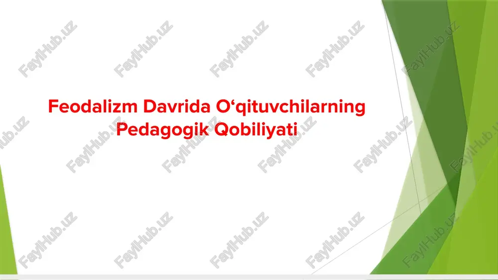 jtimoiy jarayonlarida muhim rol o'ynab, o'quvchilarni nafaqat bilim bilan, balki an'anaviy qadriyatlar va madaniyatni saqlashda ham yo'naltiradilar. o'qituvchining pedagogik qobiliyatlari muhim ahamiyatga ega. pedagogik qobiliyatlar nafaqat fanlardan bilim berishdan iborat, balki o'quvchilarning psixologik ehtiyojlarini qondirish, ularni rag'batlantirish va o'z potentsialini kashf etishga yordam berishda ko'zga ko'rinadi. o'qituvchilarning ijtimoiy roli, shuningdek, ularning o'zaro hamkorligi va aloqalari ham jamoada muhim ahamiyatga ega. ta'lim usullari va yondashuvlar. an'naviy ta'lim usullari: an'naviy ta'lim usullari darsda olib boriladigan faoliyatlarning asosini tashkil etadi, masalan, tinglash, yozish va o'qish orqali bilish, jarayonni kuzatish imkoniyatlarini beradi. o'qitish metodlari: o'qitish metodlari o'quvchilarning o'rganish usullarini tushunib, shunga qarab o'zgartirishga, faol o'qitish, mashg'ulotlar, va loyiha asosida o'qitishga e'tibor beradi. o'quvchilarga ta'sir: ta'lim jarayoni o'quvchilarning ijtimoiy va hissiy jihatdan rivojlanishiga ta'sir ko'rsatishi, o'qituvchilar esa o'quvchilarning qobiliyatlarini, qiziqishlarini va rivojlanish darajasini tan olishlari muhimdir. ta'lim usullari va yondashuvlar bugungi kunda o'zgarishi bilan bir qatorda o'quvchilarning o'rganish jarayoniga ta'sir ko'rsatmoqda. an'naviy ta'lim usullari bilan …