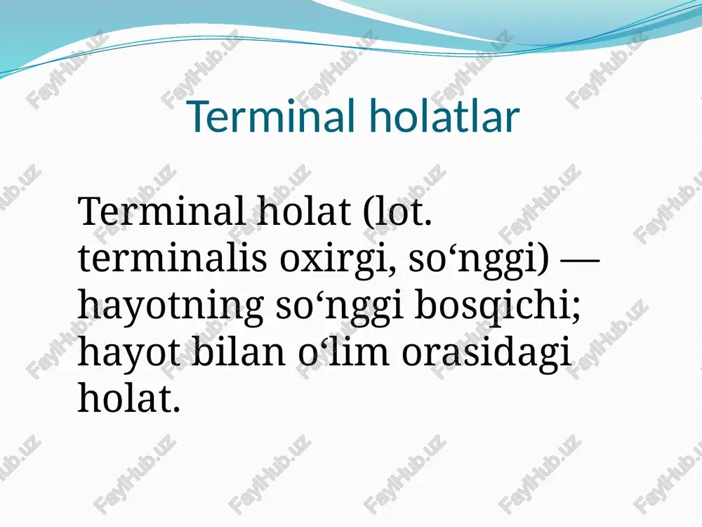 terminal holatlar - Page 2