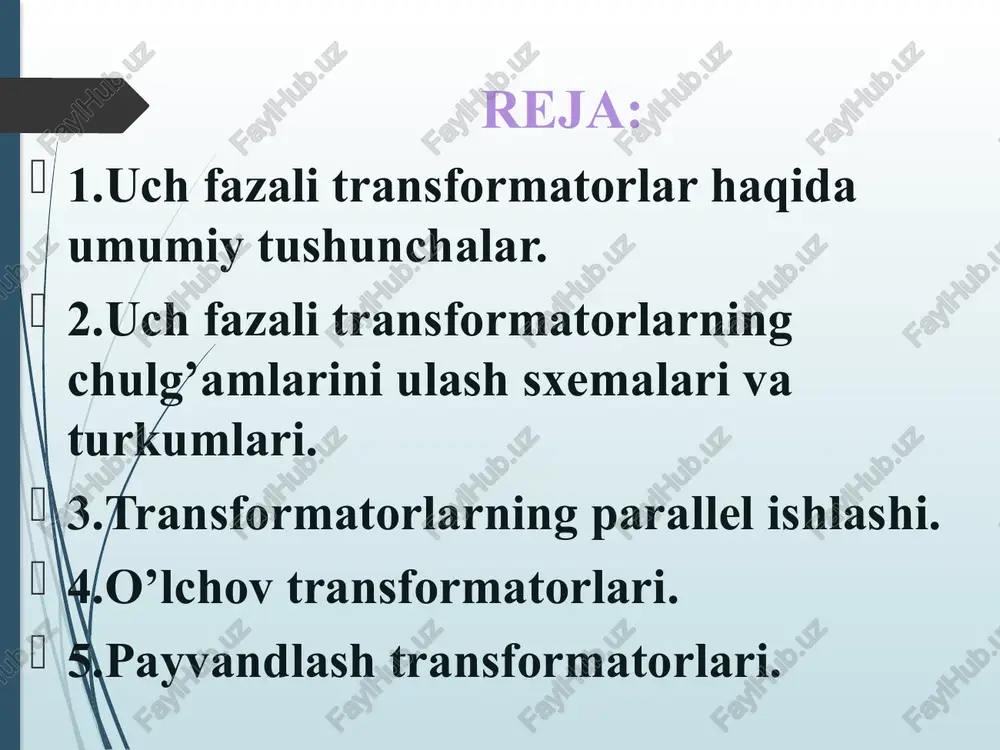 uch fazali transformatorlar - Page 2
