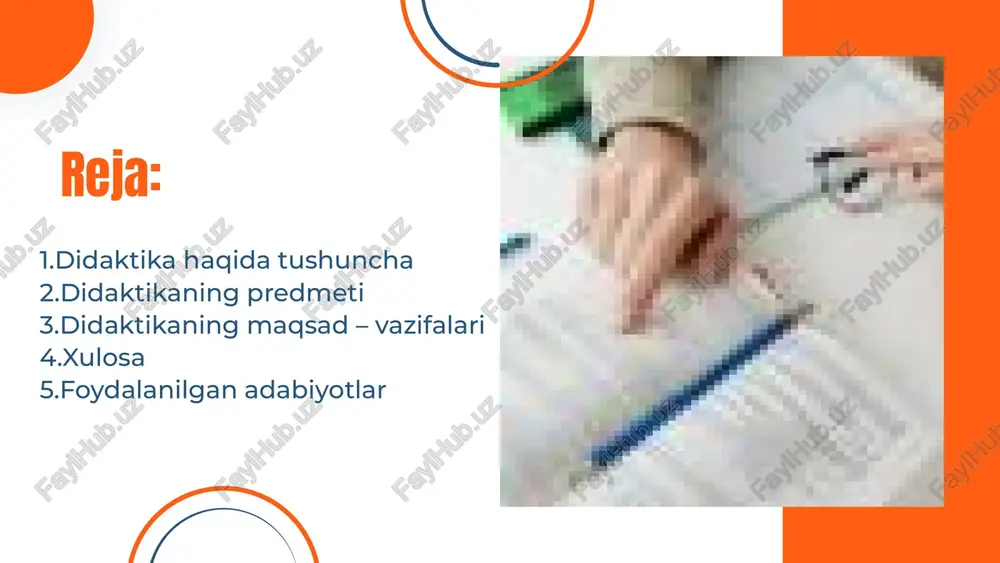 ati. - har bir pedagogik texnologiyani yaratishga asos bo‘lib hisoblanadi. maqsadning zamonaviy ta’lim va tarbiya muammolarini yuqori samaradorlik bilan hal qilishga qaratilgan bo‘lishi zarur asos hisoblanadi. biror pedagogik texnologiyani yaratish uchun eng zarur shart shunday dolzarb maqsadni aniqlay olishdan iborat. bunday maqsad zarur tadqiqotlar, ijodiy izlanishlar olib borish, o‘zining va boshqa mutaxassislarning ish tajribalarini chuqur tahlil qilish orqali aniqlanadi. ta’lim maqsadi- ta’lim mazmuni- - insonni o‘qitish jarayonida egallashi lozim bo‘lgan bilim, ko‘nikma va malakalar hajmi va harakteri. belgilangan mazmun asosida o‘quv fanlari, o‘quv soatlari, mashg‘ulot turlari va shu kabilar aniqlanadi. ta’lim metodi- - bu ta’lim jarayonida o‘qituvchi va talabalarning aniq maqsadga erishishga qaratilgan birgalikdagi faoliyatidir. ta’lim metodi o‘qituvchi bilan talabalarning o‘qish vazifalarini bajarishga qaratilgan nazariy va amaliy bilish faoliyati yo‘lidir. ta’lim metodlari o‘qitishning o‘z oldiga qo‘ygan maqsadlariga erishish usullarini hamda o‘quv materiallarini nazariy va amaliy yo‘naltirish yo‘llarini anglatadi. ta’lim monitoringi - - pedagogik tizim faoliyati haqida axborotlar yig‘ishni tashkil etish, …