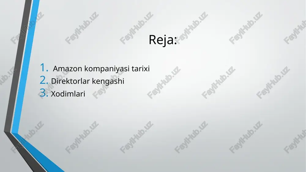 internet-kompaniya hisoblanadi. bu amerika qo'shma shtatlarida ikkinchi yirik xususiy ish beruvchi va dunyodagi eng qimmatbaho kompaniyalardan biri. amazon 1994-yil iyulda vashingtonning bellevue shahrida jeff bezos tomonidan tashkil etilgan. kompaniya dastlab kitoblar uchun onlayn bozor sifatida boshladi, lekin keyinchalik elektronika sotish uchun kengaytirilgan, dasturiy ta'minot, video o'yinlar, kiyim, mebel, oziq-ovqat, o'yinchoqlar, va zargarlik. 2015-yilda amazon walmartni bozor kapitalizatsiyasi bo'yicha aqshdagi eng qimmatbaho do'kondor sifatida ortda qoldirdi. 2017 da amazon butun oziq-ovqat bozorini 13.4 milliard aqsh dollariga sotib oldi, bu amazonning g'isht va ohak sotuvchisi sifatida mavjudligini ancha oshirdi.[18] 2018-yilda bezos o'zining ikki kunlik yetkazib berish xizmati amazon prime dunyo bo'ylab 100 million obunachidan o'zib ketganini ma'lum qildi. amazon yuklamalar va amazon prime video, amazon, uning musiqa orqali video, musiqa va audiokitoblar hamda oqim, va audio filiallarning tarqatadi. amazon, shuningdek, nashriyot, bir qo'l, amazon nashriyoti, kino va televideniye studio, amazon studios, va bulut hisoblash bir yordamchi, amazon internet xizmatlari bor. bu kindle …