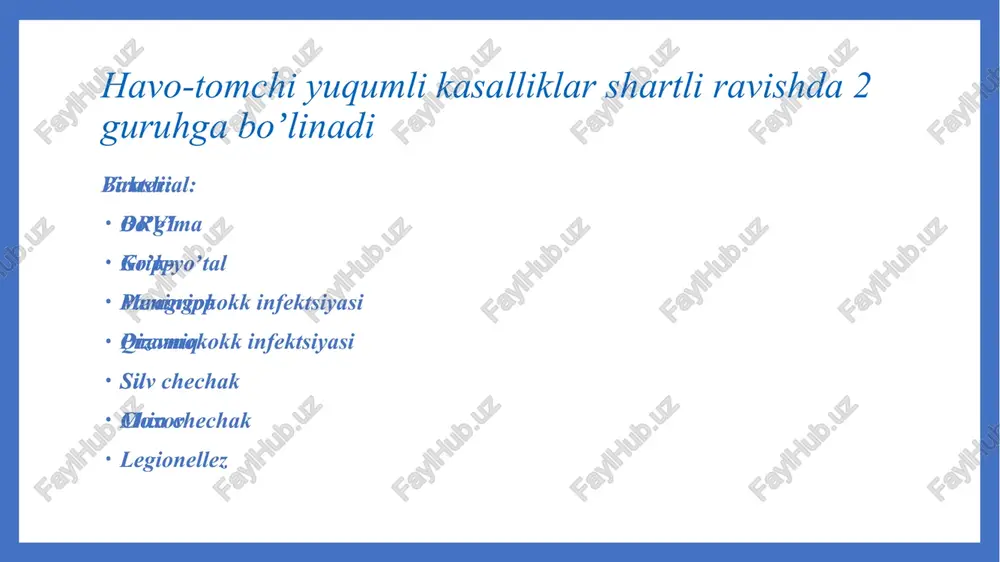 viii asrdan toki hozirgi vaqtgacha hiqildoqni bo'g'ma jarayonidan shikastlanishini «krup» termini bilan nomlashgan. bo'g'mada kasallik manbai bo'lib bemor odam, sog'lom bakteriya tashuvchi yoki qo'zg'atuvchini (toksigen shtammini) tashuvchi hisoblanadi. bemor organizmida bo'g'ma qo'zg'atuvchisi yashirin davridayoq topilishi mumkin. bemor yashirin davrning oxirgi kunidan boshlab, kasallikning butun o'tkir davridan organizm qo'zg'atuvchini to'liq bartaraf qilguncha yuqumli deb hisoblanadi. ko'pgina bemorlarda bir qancha vaqtgacha qo'zg'atuvchini ajratish davom etishi mumkin. organizmni mikrobdan tozalanishi har xil muddatda bo'lishi mumkin. bemorlarda rekonvalessensiyaning 1-haftasida 98% holatda, 2-haftasida — 75%, 4 haftadan so'ng — 20%, 5 haftadan so'ng-6% va 6 haftadan so'ng 1% holatlarda bo'g'ma tayoqchasini ajratish ehtimoli mavjud. klinikasi. bo'g'ma yuqori nafas yo'llari, shilliq qavatlari, tomoq murtaklarining fibrinoz yallig'lanishi va umumiy intoksikatsiya belgilari bilan kechadigan o'tkir yuqumli kasallikdir. bo'g'maning yashirin davri 2 kundan 10 kungacha davom etadi. infeksiyaning kirish darvozasi va makroorganizm reaksiyasiga, joylashuvi (lokalizatsiyasi) va og'irligiga qarab, bo'g'maning turli klinik shakllari rivojlanadi. klinik shakllari mahalliy jarayonning turlicha joylashuvi …
