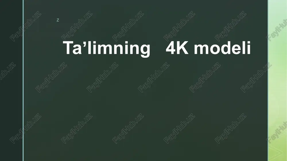 taʼlimning 4k modeli - Page 2