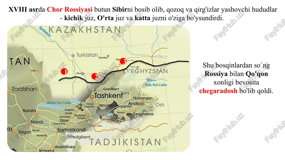 tni musulmonqul boshqardi ming urug`i ham katta obro`ga ega bo`ldi 3 1 2 40-kunlik qamal sheralixon nasrullo 1843-yil ollohqulixon 1843-yil amir nasrullo yana qo'qonga yurish qildi. shahar 40 kun qamal qilindi. ayni paytda, xiva xoni olloqulixon buxoroga hujum boshladi va nasrullo buxoroga qaytishga majbur bo'ldi. 1843- yilda xazorasp yaqinida buxoro va xiva o'rtasida jang bo'ldi. amir nasrullo mag'lubiyatga uchradi. 1 qipchoqlarni qo`qonga ko`chishi kuchaydi va aholini uylarini tortib oldi sheralixon musulmoquldan qutulishga ahd qildi 2 musulmonqul xonning niyatini sezib fitna tayyorladi musulmonqul go`yoki o`shga qo`zg`olonni bostirish uchun ketadi 3 musulmonqul rejaga ko`ra o`shdan kelib jinoyatchilarni jazolashi kerak edi. reja ish beradi. sheralixon murodxon nomiga taxtdan voz kechadi 4 qo`qonliklar olimxonni o`g`li murodxonni samarqanddan chaqirib oladi murodxon isfara hokimini taklifi bilan taxtga da’vo qiladi musulmonqul 12 yoshli qizini 13 yoshli namangan hokimi xudoyorxonga beradi qo`qonga kelib xudoyorxonni taxtga ko`taradi murodxon 7 kunlik xonlikdan so`ng qatl qilinadi murodxon tarafdorlari ham otib o`ldirilgan …