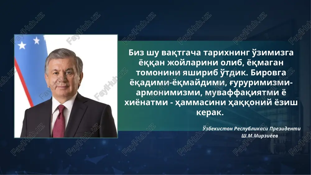 zo'ravonliklarga duchor qilindi. gulag (glavnoe upravlenie lagerey) tizimi qamoqxonalari “katta terror” davrida qatag'on qilingan yurtdoshlar. chor rosiyasining o'rta osiyoga bostirib kirish xaritasi o'rta osiyolik mardikorlar mehnat qilgan hududlar ma'lum qilinishicha, mustabid tuzum davrida yurt ozodligi uchun kurashgan 100 mingdan ortiq vatandoshlar qatag'onga uchragan. ularning qanchasi “xalq dushmani” degan tuhmat bilan shafqatsiz otib tashlangan. yana qanchasi surgun qilinib, azob-uqubatlarga duchor etilgan. oilalari parokanda bo'lib, mol-mulklari tortib olingan. bu mudhish jinoyatdan mushtipar momolar, onalar ham omon qolmagan. minglab ayollar beva, bolalar etim qolgan. o'zbekiston hududidagi “mehnat posyolkalari” (1930 yillar) o'zbekiston hududidan surgun qilinish haritasi (sibir, ukraina, shimoliy kavkaz, shimoliy qozog'iston). 1930-1936 yillar deportatsiya (qrim tatarlar, koreyslar va boshqa millarlarni o'zbekistonga ko'chirilishi) 2001 yildan buyon 31 avgust – “qatag'on qurbonlarini yod etish kuni” sifatida nishonlab kelinmoqda. vatan fidoyilarining hayoti va merosini o'rganish, xotirasini abadiylashtirishga alohida e'tibor qaratilmoqda. afsuski, shu paytgacha qatag'on qurbonlarining to'liq ro'yxati shakllantirilmagan edi. 2020 yil 8 oktyabrda o'zbekiston respublikasi prezidentining …