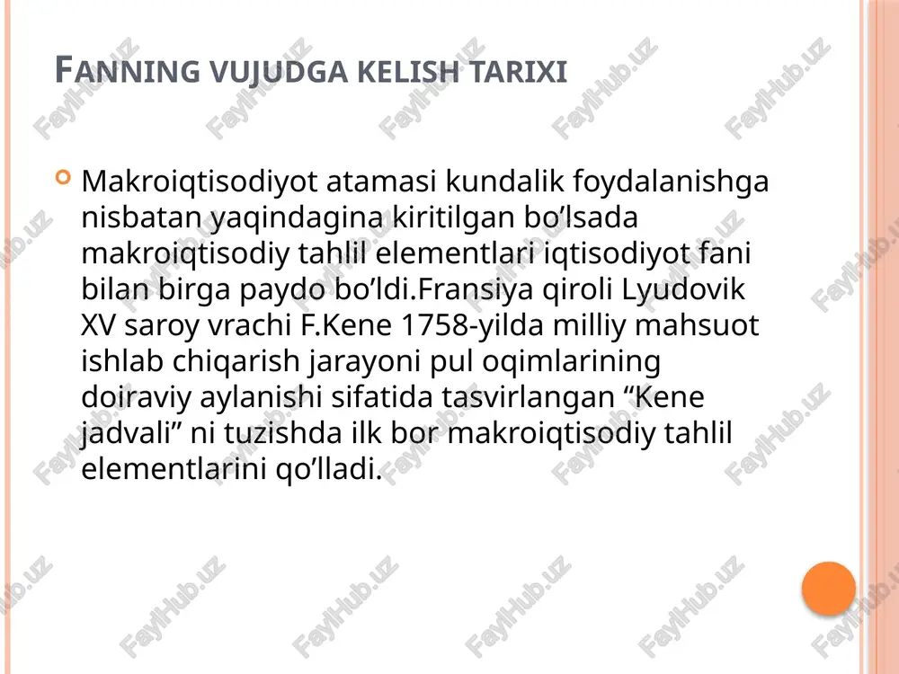ichiga olgan iqtisodiy aloqalarning majmuasidir. bu munosabatlar milliy iqtisodiyotlarning bir-biriga bog‘liqligini oshiradi va global iqtisodiy tizimni shakllantiradi. xalqaro iqtisodiy munosabatlar tizimiga quyidagilar kiradi xalqaro mehnat taqsimoti. xalqaro tovar va xizmatlar savdosi. xalqaro kapital va xorijiy investitsiyalar harakati. xalqaro ishchi kuchiz migratsiyasi xalqaro valyuta-moliya va kredit munosabatlari. umuman olganda, makroiqtisodiyot va xalqaro iqtisodiy munosabatlar bir-birini to‘ldiruvchi jarayonlar bo‘lib, iqtisodiy barqarorlik va farovonlikni ta’minlashda muhim ahamiyatga ega. davlatlar o‘rtasidagi hamkorlik va iqtisodiy integratsiya global iqtisodiy o‘sishni kuchaytirish va qashshoqlikni kamaytirish uchun zarurdir. shuningdek, davlatlar o‘rtasidagi kelishuv va siyosiy barqarorlikning saqlanishi bu jarayonlarning muvaffaqiyati uchun zarurdir. image2.png image3.png image4.png image5.jpeg image6.png image7.png image8.png image9.png image10.png ishsizlik qanday oqibatlarga olib keladi? /docprops/thumbnail.jpeg maxroiqtisodivot faniga kirish makroietsodiyo fanning kelibchigish makroiqisodyo'zgarwebiar davatningral algae itisodiy munosabatlar yakuniy los