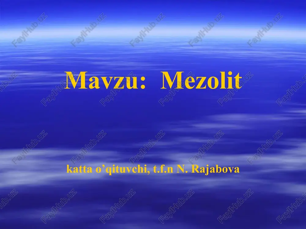 arni o’z ichiga oladi. muzlik davrining tugashi paleolitning ob-havosiga nisbatan issiqroq iqlimni shakllantirdi. flora va fauna dunyosi ham bir oz hozirgi hayvonot va o’simliklar dunyosiga yaqinlashdi. mezolit davri tabiiy sharoiti muzlikning erishi bilan o’zgardi. muzlikning shimolga chekinishi natijasida ko’plab ko’llar, o’simliklar o’sishi uchun yaroqli yerlar, botqoqliklar ko’paydi. janubda iqlim yaxshilanib, bu paytda ko’plab shoxli hayvonlar va yashil o’simliklar tarqaldi. yevropa hududida esa keng bargli yashil o’rmonlar bilan qoplandi. bu davrda boltiq dengizi va shimoliy yevropa ko’llari hozirgi qiyofaga keladi. muzlik siljishi (muzlik yiliga taxminan 160 metr siljigan.) bilan odamlar ham shimol tomon harakat qiladi. mezolit davriga kelib o’rta osiyoda sigment, trapetsiya va uchburchak shaklidagi mayda qurolchalar – mikrolitlar paydo bo’ladi. bu qurollardan odamlar kesish va o’rish maqsadlarida, pichoq va o’roq sifatida keng foydalanganlar. mezolit davrining eng katta kashfiyoti va yutuqlaridan biri – kamalak va o’qning kashf etilishi edi. kamalak va o’q-inson kashf etgan eng dastlabki murakkab moslama bo’lib, u insoniyatning …