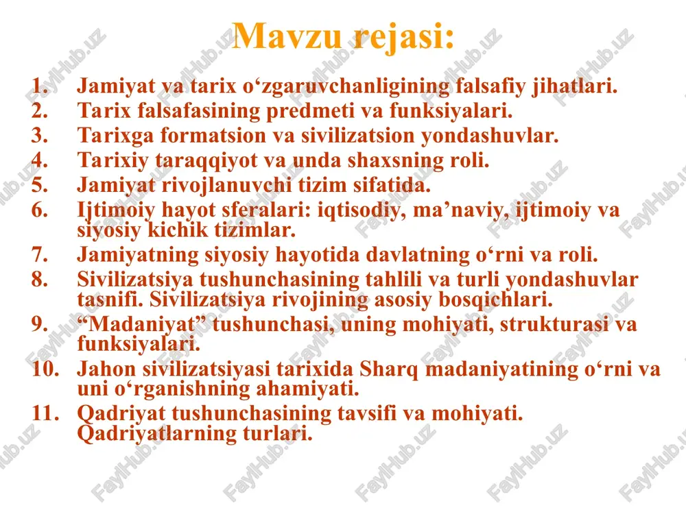 iy organizm (tizim) bo‘lib, kishilar faoliyati jarayonida ular o‘rtasida amal qiladigan axloqiy, diniy, siyosiy, iqtisodiy, huquqiy, mafkuraviy va hokazo munosabatlarning, tarixan tarkib topgan oila, din, davlat, axloq, siyosat, huquq va shu kabi ijtimoiy institutlarning majmuidir. juda qadim zamonlardanoq ulug‘ mutafakkirlar jamiyat mohiyatini bilishga harakat qilganlar. turli tarixiy davrlarda mifologik, diniy, ilmiy va falsafiy qarashlar jamiyatning kelib chiqishi va rivojlanishi to‘g‘risida muayyan bilim, tasavvurlar hosil qilishga imkon bergan. davlat va jamiyat, ijtimoiy munosabatlar haqidagi dastlabki tasavvurlar qadimgi bobil, misr, hindiston, markaziy osiyoda vujudga kela boshlagan. jamiyat muammosi qadimgi yunon faylasuflari qarashlarida markaziy o‘rin tutadi. platon va aristotel ta’limotida jamiyat, davlat masalalari muhim o‘rin tutadi. platon jamiyatga tizim sifatida yondoshib, uning tarkibi, davlat boshqaruvi haqida qimmatli fikrlar bildirgan. aristotel jamiyatni o‘rganuvchi fanlar orasida siyosatga alohida o‘rin bergan. uning fikricha, jamiyat siyosiy mavjudotlardan tashkil topgan. jamiyat to‘g‘risidagi izchil ilmiy-falsafiy qarashlarning rivojlanishiga markaziy osiyo mutafakkirlari, qomusiy bilim egalari: farobiy, abu rayhon beruniy, ibn sino …