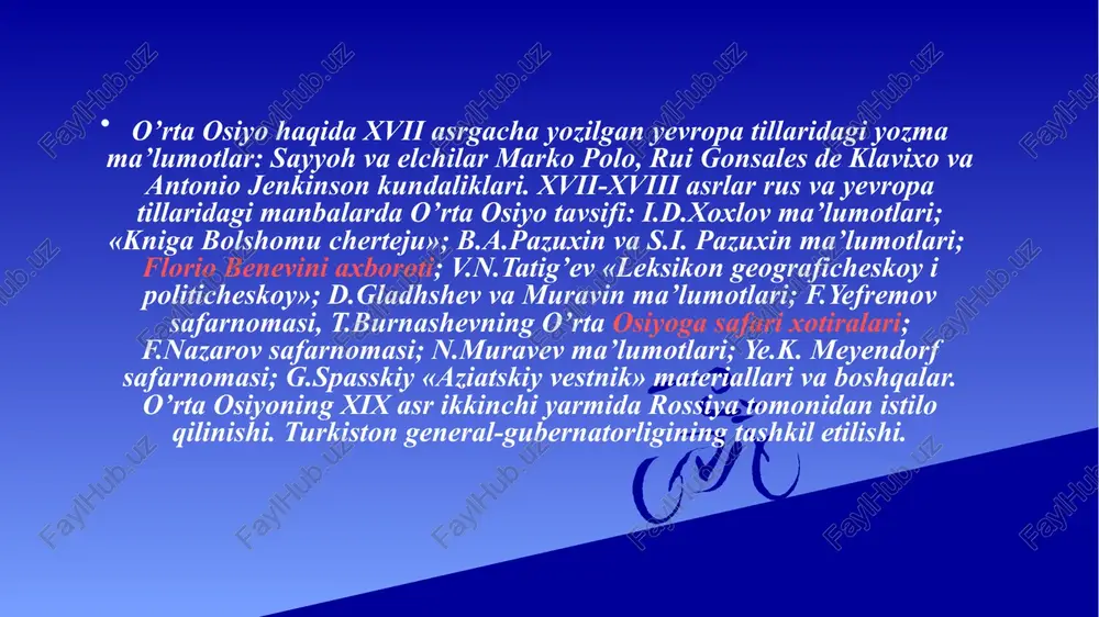 idan himoya qilish uchun qal’alar bino qilishda yordam berish uchun xalifa muqtadir (908-932 y.) bag’doddan yuborilgan elchi bilan uning kotibi vazifasida bulg’orga yubordi. bag’dod elchilari bulg’orga hamadon, ray, domg’on, nishopur, marv, poykand, buxoro, xorazm, ustyurt, o’yiq (urol) orqali bordilar. ibn fadlan ana shu sayohat vaqtida ko’rgan va eshitganlari haqida “risola” deb ataluvchi bir kitob yozib qoldirgan. asar etnografik ma’lumotlarga boy, unda turli xalqlar, ularning turish-turmushi, mashg’ulotlari xususida qimmatli ma’lumotlar bor. ibn fadlanning ushbu asari xii-xiii asrlardan buyon jamoatchilikning diqqat e’tiborini tortgan, tarixchi olimlar undan birinchi manba sifatida foydalanganlar. “risola”ning aslidan ayrim parchalar o’qut hamaviyning “mo’‘jam ul-buldon” asarida saqlanib qolgan. 1923 yili uning qisqartirilgan tahriri qo’lyozmasi mashhad kutubxonalarining birida topilib, asarni yaqindan, bevosita o’rganishga yo’l ochildi. ibn fadlan “risola“cining arabcha matni 1823 yili peterburgda, o’qut hamaviy asarida saqlangan parchalar asosida va 1959 yili damashqda nashr qilingan. asar rus tilida (tarjimon a.p.kovalevskiy) 1939 yilda nashr qilingan. “risolat ul-avval” “risolat ul-avval” (“birinchi risola”) …