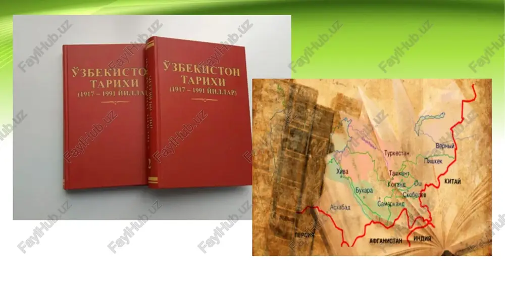 a fondlari kutubxona va muzey va shahsiy majmualardagi yozma yodgorliklar tavsifi fihrist — kataloglarda elon qilinib ularda amalga oshirilgan manbashunosliklar sohasidagi tatqiqodlar natijalari umumlashtirildi. nazariy manbashunoslik yo nalishi amaliy manbashunoslik tajribasini umumlashtiradi, yozma manbalarning vujudga kelishi va ularning real tarixiy sharoitida ozida aks ettirish qonuniyatlari, manbalarni izlab topish, turkumlash, tavsifga olish, tartibga solish asoslarini ishlab chigardi va ularni ilmiy muomilaga kiritishning, amaliy o rganishning eng maqsadga muofiq asosiy usul va yo larini aniqlaydi va amaliyotga tafsiya etadi. /docprops/thumbnail.jpeg ~sovet davrida o'zbekistonda tarix fani + rej + 1.20.30 yillarda_tarix fani. mahalliy tarixchilar. + 2.o’zbekitonda ilmiy muassasalarning tarixchi mutaxasislar + tayyorlashdagi o'mi.