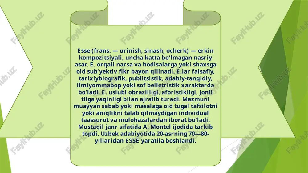 dibning mahorati» kabi asarlar xudi shunday tadqiqotlardir. ilmiy ommabop asarlar hamma uchun tushunilishi qiyin bo‘lgan masalalarni sharhlaydi. bunday asarlarda iloji boricha murakkab atamalar qo‘llanmaydi. bu uslubda ham shevachilikka yo‘l qo‘yilmaydi. lekin bu ikki xillik ilmiy uslub umumiylik asosida bir-biriga bog‘liq bo‘ladi. publitsistika –lotincha so`z bo`lib, «xalq, omma» ma’nolarini anglatadi ommaviy axborot vositalarida (gazeta-jurnal, radio, televideniye), oliy majlis yig`inlarida, turli xil anjumanlarda qo`llaniladigan nutq uslubi publitsistik uslub sanaladi ijtimoiy-siyosiy masalalarga bag`ishlangan bosh maqolalar, felyeton va pamfletlar, murojaatnomalar, chaqiriqlar, deklaratsiyalar publitsistik uslubning yozma shakliga mansubdir. radio va televideniyeda chiqayotgan siyosiy sharhlovchilar, notiqlarning nutqlari esa publitsistik uslubning og`zaki shaklidir. maqola — publitsistik janr. maqolada ijtimoiy hayot hodisalari chuqur tahlil qilinib, nazariy va ommaviy jihatdan umumlashtiriladi, davlat siyosati, iqtisodiyot, texnika, fan va madaniyatda erishilgan yutuqlar, ilgʻor ish tajribalari ommalashtiriladi, xalq xoʻjaligidagi nuqsonlar tanqid qilinadi quyidagi aytilgan amallardan foydalanib, turli yo’nalishdagi maqolalarni oson yozish sirlarini o’rganamiz birinchi qadam: “mavzuni tanlash” ikkinchi qadam: “maqolaga sarlavha tanlash” …