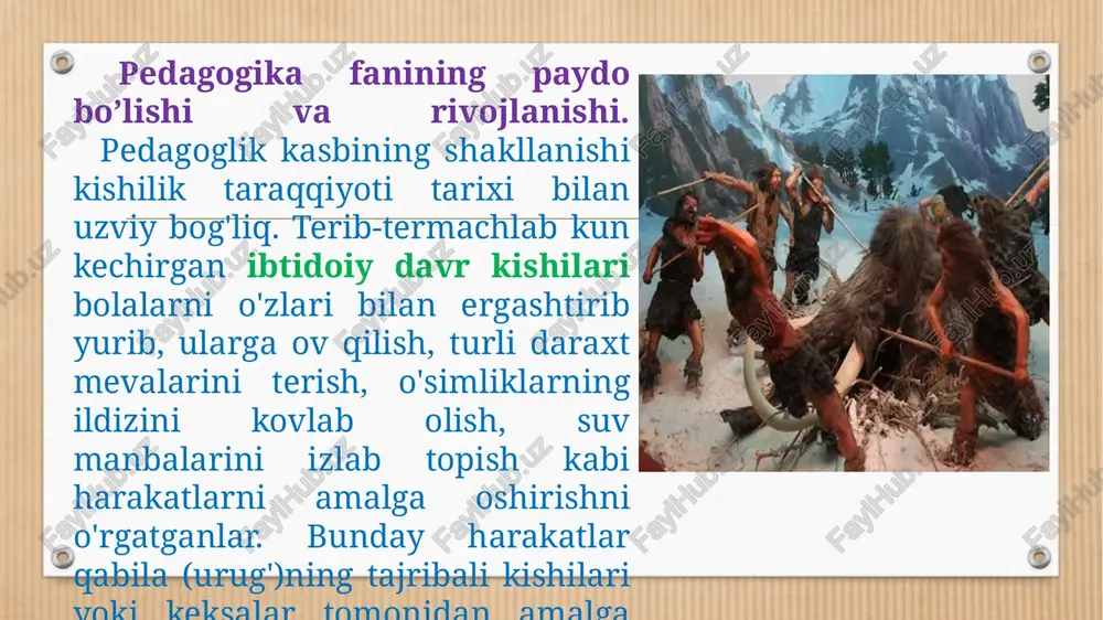 a nomidan kelib chiqqan. eramizdan avvalgi iv asrda afina yaqinidagi akadema nomi bilan nomlanuvchi joyda platon o'z shogirdlariga ma'ruzalar o'qigan bo'lib, keyinchalik ta'lim tashkil etiluvchi maskan ham shunday nom bilan atala boshlagan. qadimgi rim va yunonistonda bolalarga bilim berish faylasuflar zimmasiga yuklatilgan. . feodalizm davrida aksariyat maktablar masjid (musulmon mamlakatlarida) yoki ibodatxonalar (hindiston) qoshida tashkil etilgan. bunday maktablarda yoshlarga diniy bilimlar bilan birga dunyoviy bilimlar ham o'rgatilgan. o'rta asrlar davrida, sharqda akademiya ko'rinishidagi ta'lim muassasalari ham faoliyat yuritgan bo'lib, ular «donishmandlar uyi» (ix asr, bag'dod), «ma'mun akademiyasi» (xi asrboshlari, xorazm), observatoriyalar qoshidagi jamiyatlar (xv asr, samarqane) tarzida nomlangan. pedagogikaning fan sifatida shakllanib borishi ijtimoiy-iqtisodiy zaruriyat mahsuli sifatida turli fanlar bilan qadim-qadim zamonlardan bog‘liqligidir. shuni ta'kidlamoq kerakki pedagogika fanining metodologik asosi diniy va dunyoviy fanlar tarkibida rivojlangan. hattoki muqaddas kitobimiz qur'oni karimda “ilm” so‘zi turli hollarda 765 marta takrorlanishi bejiz emas. pedagogika fanining metodologiyasini yaratishda qomusiy mutafakkir va pedagoglarning o‘rni diqqatga …