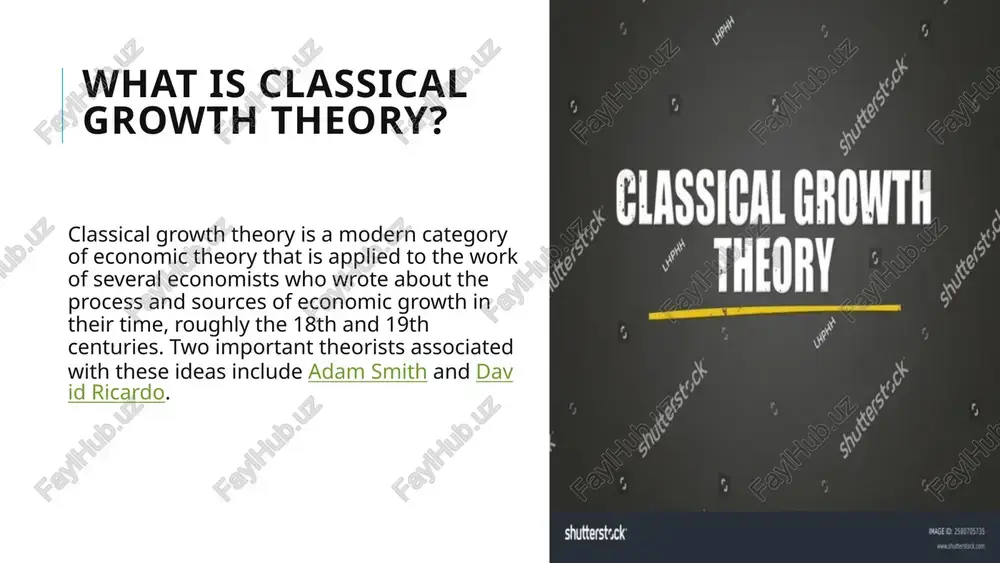 benefit of the entire nation. david ricardo and the gains from trade david ricardo extended smith's theory to demonstrate how trade could lead to further economic prosperity on top of the gains from specialization and the division of labor. he developed the concept of comparative advantage as a basis for specialization and applied this not only to workers in a single economy but to separate nations that could trade with one another. ricardo argued that by specializing in activities for which they each had the lowest opportunity cost and then trading their surplus product, nations (and by extension workers and firms within an economy) could all be made better off. ricardo's theory of comparative advantage strengthened the foundation of smith's theory of specialization and division of labor as a source of economic growth. adam smith adam smith (1723–1790) is often regarded as the father of modern economics. his seminal work, …