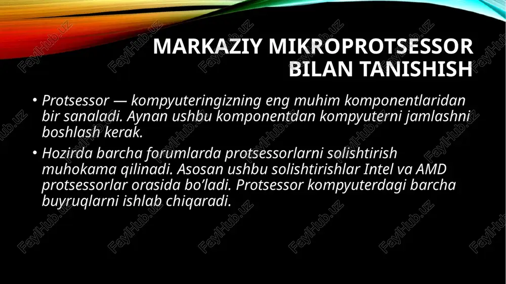 chun kerakligini bilishmaydi. undan tashqari bu razryadlarga tegishli ko‘plab miflar ham mavjud. hozirgi kunda faqat 2 tipdagi razryadlar mavjud bo‘lib, bular x32 va x64 dir. x86 esa x32 ning sinonimi hisoblanadi(qayerdadir x86 razryad bilan uchrashib qolsangiz, bilinki bu x32 dir). agar bitta o‘rnatiladigan diskda ham 32 ham 64 razryadli operatsion tizimlar mavjud bo‘lsa, o‘rnatish jarayonida sizga tanlashga imkon beradi. odatiy o‘rnatilish(po umolchanie) x32 o‘rnatiladi. bu razryadlarni qaysi biri o‘rnatilganini qayerdan bilish mumkin? demak moy kompyuter ga sichqonchani o‘ng tomoni bosilib, svoystvo bandiga kiriladi va ekranda quyidagi oyna paydo bo‘ladi faqat operatsion tizim emas, balki dasturlar, drayverlar ham razryadlarga bo‘linadi. bu dasturlar(drayverlar)operatsion tizim razryadiga qarab o‘rnatiladi. agar tizim x32 razryadga ega bo‘lsa, faqat x32 razryadli dastur va drayverlar o‘rnatiladi(x64 li dastur va drayverlar tushmaydi). agar tizim x64 razryadga ega bo‘lsa, x64 li dasturlar ham x32li dasturlar ham o‘rnatilishi mumkin. bu degani x64 li kuchli deganidir.demak, 2 darajali ma’lumotlar bilan tanishib chiqdik, …