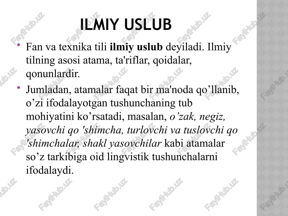 huvchi guruhlar uchun tuzilgan bo‘lib, oliy va o‘rta maxsus ta’lim vazirligi tavsiya qilgan namunaviy dastur asosida tuzilgan. qo‘llanma o‘quv yili davomida rejaga binoan olib boriladigan mavzularni o‘z ichiga qamrab olgan. qo‘llanmada turli manbalardan foydalanilganligini, matnning mazmundor, o‘ziga xos qaytarilmasligi ko‘zga tashlanadi. shuningdek, dasturiy injinering, iqtisod, telekommunikatsiya, axborot texnologiyalari, aloqa sohasi bilan bevosita bog‘liq matnlar ham o‘rin olgan. taqriz (arab. “ijobiy baho”) — yangi badiiy, ilmiy yoki ilmiy-ommabop asar tahlili; adabiy tanqid janri. taqrizda asarning bibliografik tavsifi, shuningdek, mazmuni, unda ko‘tarilgan muammolar, asarning g‘oyaviy- badiiy xususiyatlari, muallif ijodida, adabiyotda tutgan o‘rni haqida ma’lumot bo‘ladi; asarga baho beriladi, uning asosiy fazilatlari va nuqsonlari qayd qilinadi. taqriz asosan keng kitobxonlar ommasi uchun mo‘ljallanadi, ularni yangi asarlardan ogoh qiladi, zarurini tanlab olishga ko‘maklashadi. o‘zbek adabiyotida taqriz xx asr boshlarida vaqtli matbuot bilan teng rivojlana boshlagan. endilikda taqriz o‘zbek adabiy tanqindchiligining eng muhim janrlaridan bo‘lib qoldi. oybek, abdulla qahhor, shayxzoda, g‘afur g‘ulom kabi yozuvchilar, o’.hoshimov, …