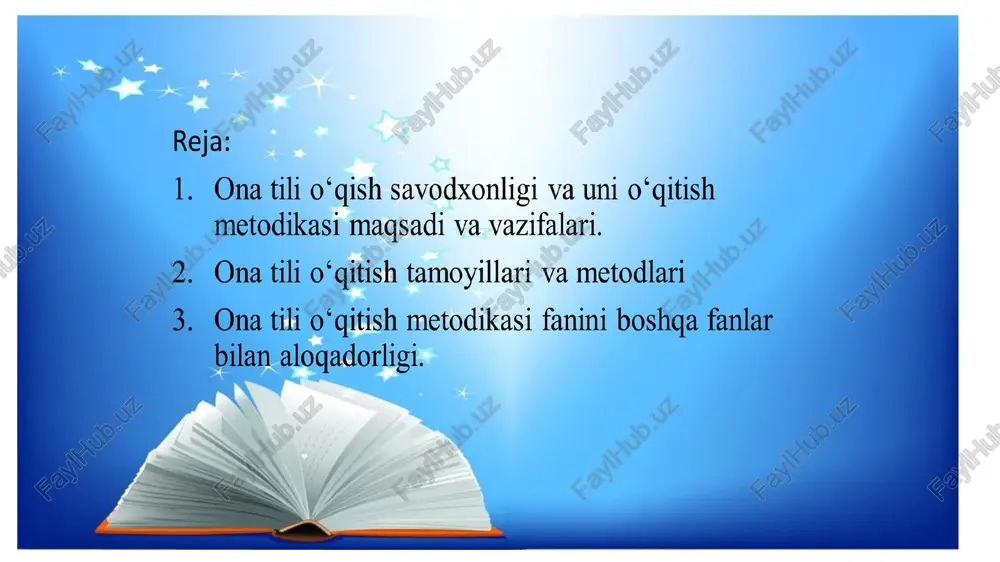 in fanlar (psixologiya, lingvistika, sostiologiya)ning tekshirish metodlarini, olimlarning tekshirish ishlari tajribasini o‘rganish, qulay metodlarni tanlash, o‘zining yangi eksperimental metodikasini yaratish, materiallarni tayyorlash maqsadida; empirik tajriba yo‘li bilan olingan materiallarni tahlil qilish va umumlashtirish, o‘qituvchilarning ish tajribasini o‘rganish, eksperiment natijasini tahlil qilish, amaliy tavsiyanomalarni shakllantirishda. empirik metod (tajribaga asoslangan metod). bu metod quyidagi maqsadlarda qo‘llanadi: bu metod o‘qituvchilarning ish tajribasini o‘rganish, yangiliklarini tanlash, umumlashtirish, baholash va ommalashtirish, o‘qituvchi va o‘quvchilar faoliyatining darajasini aniqlash; o‘quvchilarni o‘qitish jarayonini maqsadga muvofiq kuzatish (dars, uning biror qismini, o‘quvchilarning javobi, hikoyasini, yozma ishini tekshirish), o‘qituvchi va o‘quvchilarning faoliyatini so‘rovnoma orqali tekshirish; eksperiment (tajriba) metodidan foydalanish. hozirgi kunda keng tarqalgan bu usulda deduktiv yo‘ldan boriladi, ya’ni gipoteza qo‘yiladi, mavzuga asosan eksperiment uchun material (o‘quv materiali) tayyorlanadi. eksperiment vazifasiga ko‘ra quyidagi hollarda o‘tkaziladi: yangi metod, yangi darslikning muvofiqligini tekshirishda; metod yoki qo‘llanmaning qay darajada foydaliligini tekshirishda; metod yoki qo‘llanmaning muvofiqligini va samaradorligini aniqlashda. boshlang‘ich sinflarda ona tili o‘qitish …