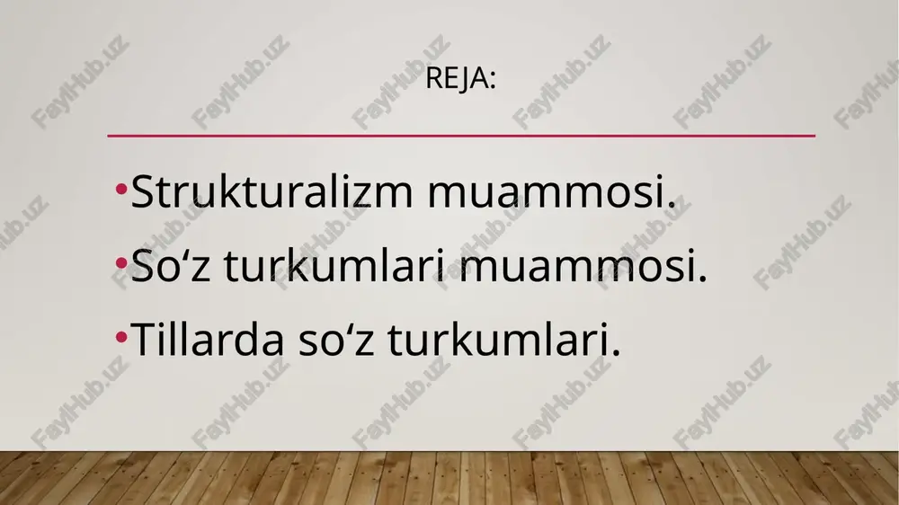 yvon turini anglatadi. so‘zlarning leksik-grammatik ma’nosi deganda ularning anglatadigan konkret ma’nolari emas, balki shu so‘zlarga xos bo‘lgan umumiy ma’no, bu guruh so‘zlar uchun umumiy bo‘lgan, narsa yoki hodisa ma’nosi nazarda tutiladi chekmoq, o‘qimoq, yozmoq, turmoq, ko‘rmoq, buzmoq so‘zlarining aniq, konkret ma’nolari har xil, ba’zilarining aniq ma’nolari bir-biriga qarama-qarshi va zid, lekin ularning hammasiga xos bo‘lgan ma’no - ish-harakatdir. ana shu xususiyatlariga ko‘ra bu turkumdagi so'zlar fe’l deb nom olgan so‘z turkumiga kiradi. so‘zning grammatik yoki morfologik xususiyati deganda, u yoki bu so‘zga xos bo‘lgan grammatik kategoriyalar, shakl yasovchi, so‘z o‘zgartuvchi affiksal morflar tushuniladi. masalan, qizil, katta, ishlamoq, yotmoq, uy, daraxt so‘zlarining morfologik xususiyatlarini aniqlash lozim bo‘isa, avval bu so‘zlar bilan ishlatiladigan shakl yasovchi va so‘z o'zgartuvchi qo‘shimchalarni aniqlash lozim bo‘ladi. birinchi va ikkinchi so‘z -roq morfmi olishi mumkin, lekin keyingi so‘zlar bu morfni olmaydi. uchinchi va to‘rtinchi so‘zlar -di, -(i) b, -gan morflarini olishi mumkin, birinchi, ikkinchi, beshinchi, oltinchi so‘zlar …