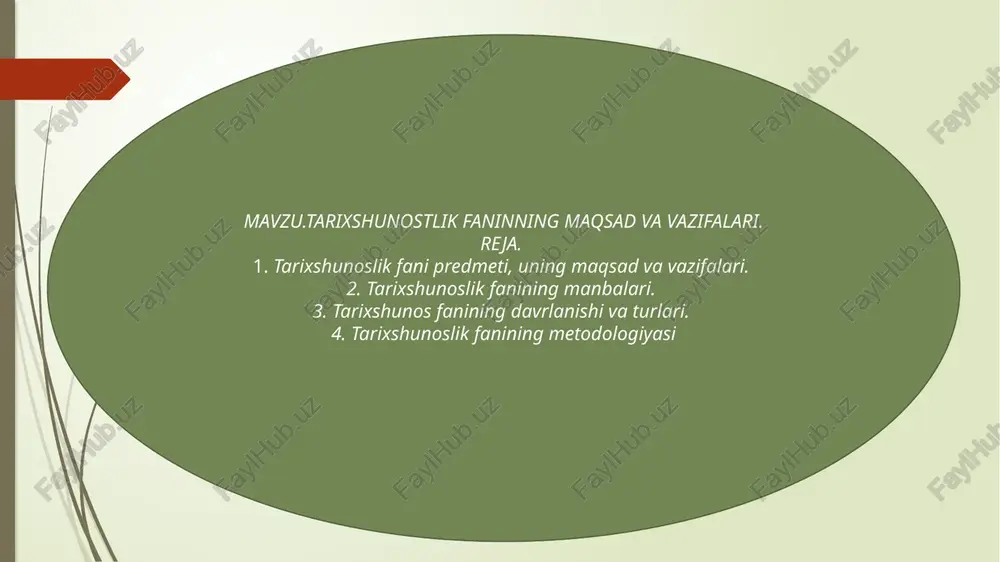 tilosi, islom dinining yoyilishi, markazlashgan davlatlarning paydo.bo‘lishi.va hokazolarni o‘rganilsa, tarixshunoslik fanida esa bu davr tarixi o‘rtasrla yangi davrda va bizning kunlarda qanday tadqiq etilganligini tahlil etadi. tarixshunoslik tushunchasi ikki ma’noda qo‘llaniladi: 1. tarixiy bilimlar taraqqiyoti va tarixiy tadqiqot usullariga doir fan ma’nosida. 2. muayyan tarixiy davrga yoki muammoga bag‘ishlangan tarixiy tadqiqotlar majmuasi ma’nosida (masalan, hozir davrda istorigrafiya). tarixshunoslik tarixiy bilimlar taraqqiyotini, muayyan tarixiy bosqichda yaratilgan yoki ma’lum bir muammoga bag’ishlangan tarixiy tadqiqotlarni o’rganadi va tahlil qiladi. tarixshunoslik x, balki maxsus tarix fanlari (masalan, sharqshunoslik, etnologiya, arxeologiya va boshqalar) tarixi bilan ham shug’ullanadi. tarixshunoslikning asosiy vazifasi tarix fani rivojini chuqur va har tomonlama xolisona o‘rganish, muayyan taraqqiyot davrida to’plangan tarixiy bilimlarni tahliliy tadqiq etishdan, amalga oshirilgan ishlarning natijasini chiqarishdan hamda shu asosda tadqiq etilgan dolzarb muammolarni aniqlab, kelgusi tadqiqotlarning yunalishlarini belgilashdan, tarixchilarni muayyan tarixiy ilmiy muammo doirasidagi adabiyotlarga yunaltirishdan iborat. tarixshunoslik shuningdek, fan taraqqiyotida o’z o’rniga ega bo’lgan ilmiy tarixshunoslik markazlari …