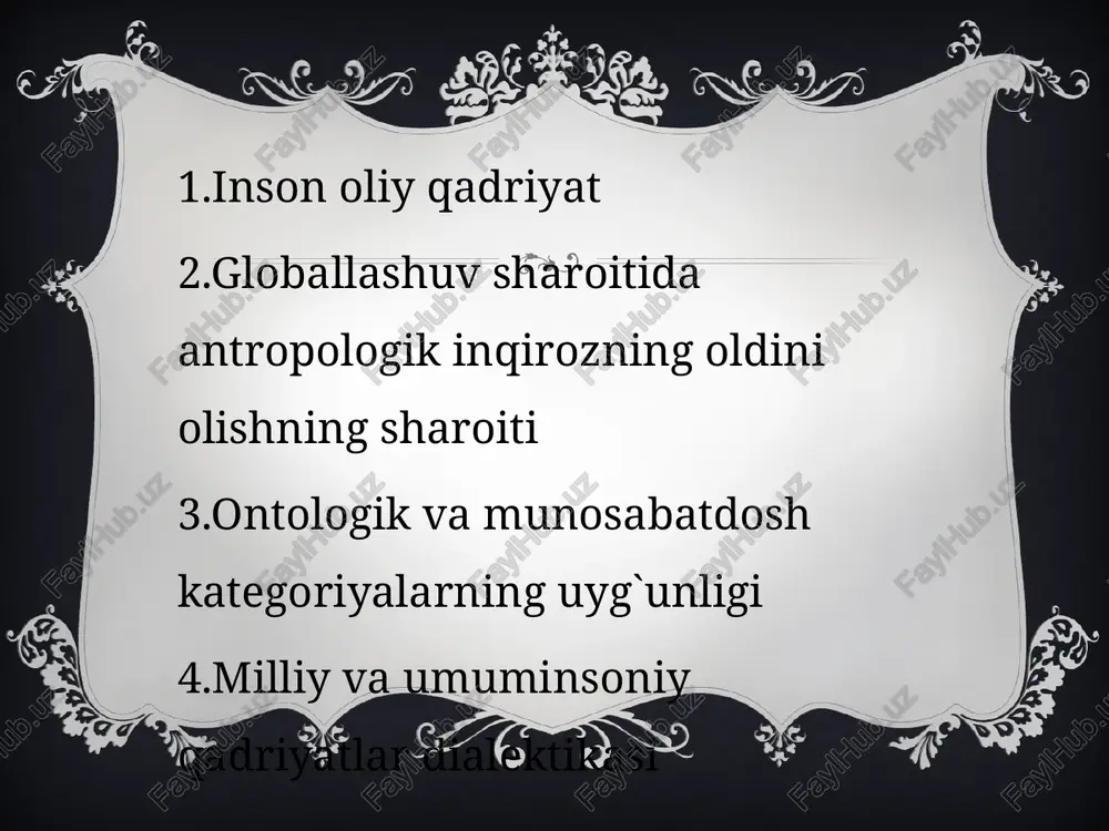qin qilishga muayyan fanlar doirasi torlik qiladi. shu sababli u yoki bu fan qaysi muayyan vazifalarni yechishidan qat’iy nazar, ular bilan bog’liq jarayonlar va hodisalarga, ya’ni butun vaziyatga, shu jumladan oxir-oqibatda olingan natijalarga nisbatan falsafiy yondashuv doimo tadqiqotning zaruriy sharti hisoblanadi. har qanday ayrim fanlar muayyan bosqichda o’z tadqiqot predmetini falsafiy jihatdan anglab yetishga u yoki bu darajada muhtoj bo’ladi. muayyan fan predmetiga va insoniyat oldida turgan muammolarga nisbatan bunday keng yondashuvsiz fundamental kashfiyotlar qilish ham, umuman fanning rivojlanishi ham mumkin emas. shunday qilib, ayni holda, bir tomondan, masalalarning falsafiy echimi to’g’risida, boshqa tomondan esa – falsafa fanlarning keng doirasi o’zaro aloqa qilishini rag’batlantirishi, bunda ularning fanlararo birlashuvi muhim o’rin tutishi to’g’risida so’z yuritiladi. garchi falsafa odamlarning kundalik hayoti va amaliyotidan ancha uzoqda bo’lgan haddan tashqari umumiy masalalarni o’rganadi, degan fikr mavjud bo’lsa-da, u (falsafa) global muammolarni yechishda muhim rol o’ynaydi. zero, umumiy nazariyalar ba’zan bilimning aksariyat muayyan sohalariga qaraganda …