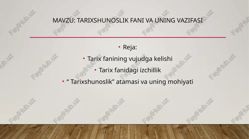 alan, hozirgi davrda istorigrafiya). tarixshunoslik tarixiy bilimlar taraqqiyotini, muayyan tarixiy bosqichda yaratilgan yoki ma’lum bir muammoga bag’ishlangan tarixiy tadqiqotlarni o’rganadi va tahlil qiladi. tarixshunoslik nafaqat tarix, balki maxsus tarix fanlari (masalan, sharqshunoslik, etnologiya, arxeologiya va boshqalar) tarixi bilan ham shug’ullanadi. tarixshunoslikning asosiy vazifasi tarix fani rivojini chuqur va har tomonlama xolisona o‘rganish, muayyan taraqqiyot davrida to’plangan tarixiy bilimlarni tahliliy tadqiq etishdan, amalga oshirilgan ishlarning natijasini chiqarishdan hamda shu asosda tadqiq etilgan dolzarb muammolarni aniqlab, kelgusi tadqiqotlarning yunalishlarini belgilashdan, tarixchilarni muayyan tarixiy ilmiy muammo doirasidagi adabiyotlarga yunaltirishdan iborat. tarixshunoslik shuningdek, fan taraqqiyotida o’z o’rniga ega bo’lgan ilmiy tarixshunoslik markazlari tarixini, unda faoliyat ko’rsatgan ilmiy kadrlarning salohiyati, ularning fan rivojiga qo’shgan hissalarini o’rganish kabi vazifalarni ham bajaradi. tarixshunoslik tadqiqotlarda tadqiqotchining vazifasi o’zidan avvalgi bosqichlarda yaratilgan ilmiy asarlarni zamonaviy bilimlar nuqtai nazaridan o’rganish, ularning ijobiy va salbiy jihatlarini taxlil qilishdan iborat. tarixshunoslik vatan tarixini o‘rganishda, tarixiy muammolar ustida bahs yuritishga, ijodkorlikka ilhomlantiradi. tarixshunoslik …