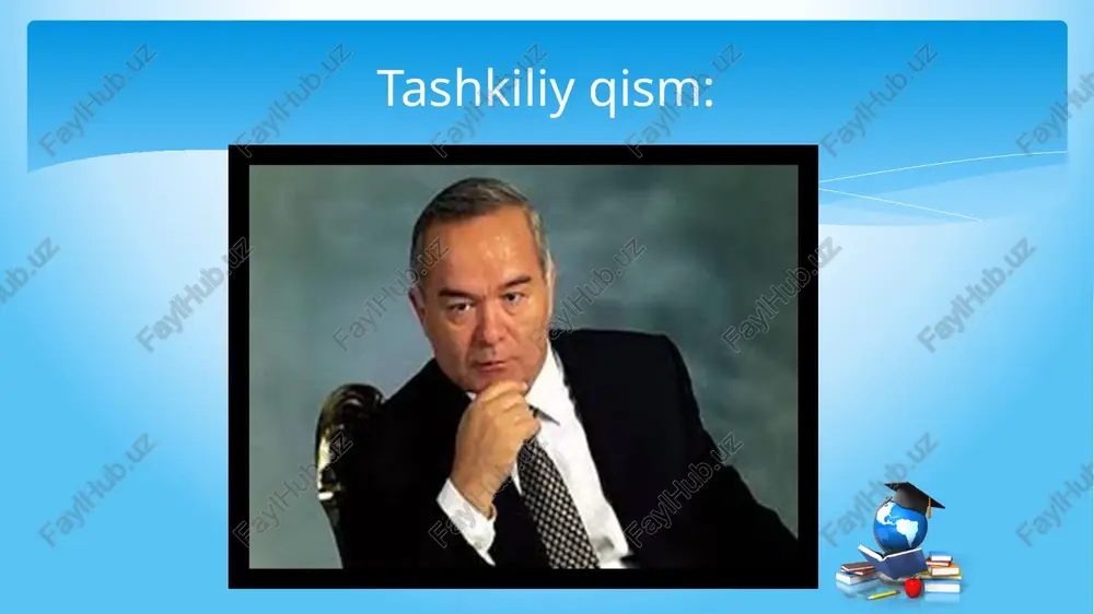 , matematik qoidalarni ifodali ayta olish ; fk1 maxraji 10 va 100 bo‘lgan o‘nli kasrlarni ifodalaydi, taqqoslaydi, tartiblaydi va ular ustida qo‘shish va ayirish amalini bajaradi; arifmetik hisob-kitob texnikasiga oid misollarni yecha oladi. 2) tarbiyaviy: o'quvchilarni vatanparvarlik, mehnatsevarlik, izlanuvchanlik, faollik, sahiylik ruhida tarbiyalash., ahloqiy fazilatlarni singdirish. tk3 atrofdagilar bilan o'zaro muloqot chog'ida odob-ahloq qoidalariga rioya qilish, jamiyatda bo'ladigan voqea-hodisalarga dahldorlikni his qilish. tk4 orasta kiyinish, madaniy qoidalarga va sog’lom turmush tarziga amal qilishini shakllantirish 3) rivojlantiruvchi: o'quvchilarning mustaqil fikrlash qobilyatlarini o'stirish, narsalarni teng qismlarga ajrata olish, butunning yarmi, choragini farqlay olish. matematik topshiriqlarni bajarish orqali o’quvchilarning mustaqil va mantiqiy fikrlash qobiliyatlarini rivojlantirish, og’zaki va yozma hisoblash malakalarini rivojlantirish. fk2 o'rganilgan matematik tushuncha, fakt va algoritmlarni o'quv vaziyatlarda qo'llay olish va yangi bilimlar hosil qilish. o’tilgan mavzuni takrorlash: polizdan bir kunda 735 kg qulupnay terib olindi. ulardan 535 kg sharbat tayyorlash uchun yuborildi. qolgani do‘konlarga 8 kg dan yashiklarga solib topshirildi. …