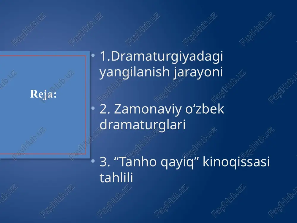 gik holati ishonarli tasvirlab berilgan. sulaymon ota halol, mehnatsevar, birovning haqidan qoʻrqadigan nuroniy chol. yolg‘iz farzandidan ajrab qolgan ota, qishloqqa vrachlik qilish uchun kelgan no’monjon ismli yigitni oʻz farzandi singari mehr qoʻyib frontga joʻnatadi, u ketayotib otaga ikkita qoʻy olib beradi. yillar oʻtib qoʻylarning soni toʻrt yuztaga yetadi. urush tugasa ham asrandi oʻg‘ildan darak boʻlmaydi. toʻrt yuzta qoʻyni – «qiyomat qarz»ni egasiga topshirish sulaymon otaning tinchini, oromini oladi. qoʻylarning egasiga topshirish hissi, zebining vasiyatini ado etish mas'uliyati dramada ruhiy tasvirni yuzaga kelishiga asos boʻladi. sharof boshbekovning “temir xotin”, “tushov uzgan tulporlar”, “eshik qoqqan kim bo’ldi?” daramalarida 80-90 yillar manzarasi aks etadi. ma'lumki, dramada qahramonning oʻziga xosligini belgilashda remarka muhim va asosiy omil hisoblanadi. bu borada sh. boshbekov asarlari yaqqol misol boʻla oladi. uning «temir xotin» nomli jiddiy komediyasining bosh qahramoni qoʻchqorning xarakter sifatida shaklanishida remarka katta rol oʻynaydi, qoʻchqorning yashash sharoitining qanday ekanligi, u haqidagi dastlabki xarakteristika drama boshida remarkada …