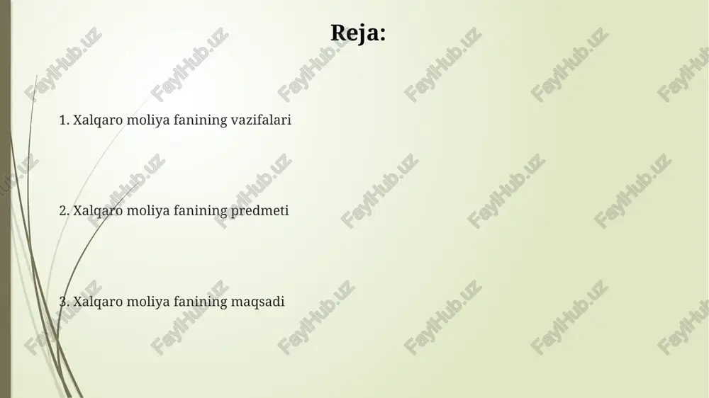 al iqtisodiy barqarorlikni ta'minlashda muhim rol o'ynaydi, a'zo davlatlarga moliyaviy yordam ko'rsatadi. osiyo taraqqiyot banki (otb) kabi mintaqaviy tashkilotlar osiyoda barqaror iqtisodiy o'sishga ko'maklashadi, davlat va xususiy sektorlarga 100 milliard dollardan ortiq mablag' yo'naltiradi. jahon banki kabi tashkilotlar rivojlanayotgan davlatlarda qashshoqlikni kamaytirish maqsadida katta loyihalarni moliyalashtiradi, masalan, infratuzilma qurilishi va sog'liqni saqlash dasturlari. xalqaro moliya fanining maqsadi xalqaro moliya fani davlatlarning global iqtisodiyotdagi raqobatbardoshligini oshirishga qaratilgan; bu bevosita investitsiyalarni jalb qilish va 3-darajali fond bozorlarini rivojlantirish orqali amalga oshiriladi. xalqaro moliya fanining maqsadi transmilliy kapital harakatini o'rganish, valyuta kurslarini tahlil qilish va global investitsiyalarning samaradorligini oshirishdir, bunda risklarni minimallashtirish muhim. uning asosiy maqsadi davlatlararo moliyaviy resurslarni taqsimlash mexanizmlarini takomillashtirish, xalqaro savdo moliyalashtirish usullarini ishlab chiqish va 2 tomonlama kelishuvlar tuzishdan iborat. xalqaro moliyaning rivojlanish tendentsiyalari raqamli texnologiyalar, jumladan blokcheyn va kriptovalyutalar, transchegaraviy to'lovlar va investitsiyalarni soddalashtirib, yangi moliyaviy vositalarni yaratmoqda. barqaror investitsiyalar o'sishi (esg) va ijtimoiy mas'uliyatli investitsiyalarning (sri) ahamiyati …