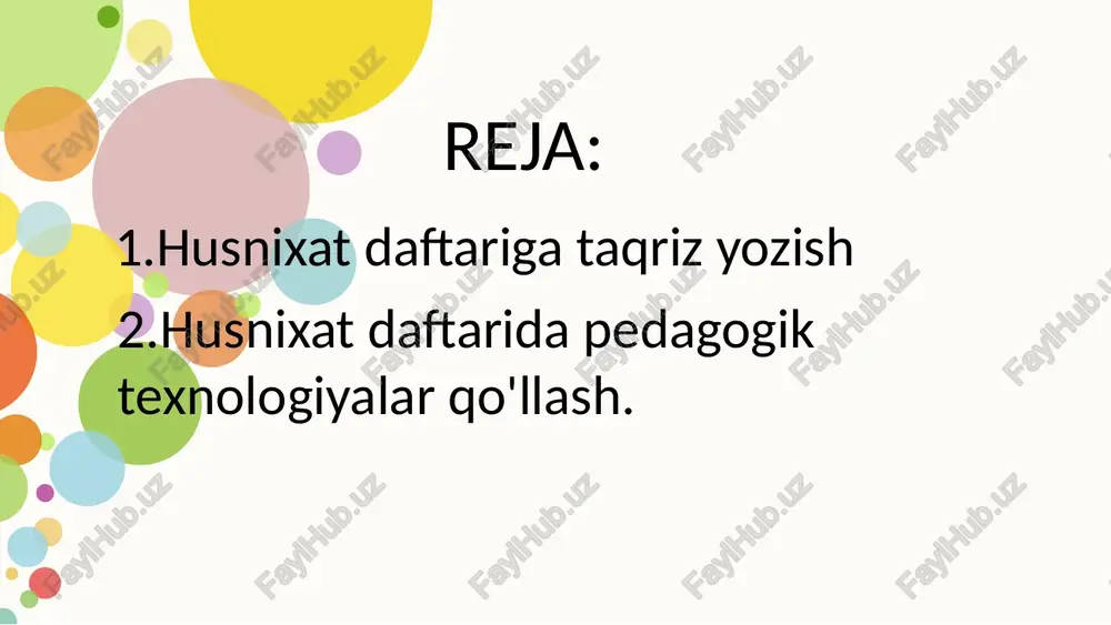 masalan, xii asrdan boshlab xattotlar hayotida ko'fiy xati uslubi keng o'rin oldi. bu uslub asosida arab yozuvining quyidagi olti xil asosiy uslublari maydonga keladi: your title your title suls xati - bu xatning to'rt baxrasi tekis ikki baxrasi yumaloq shaklda yozilgan. nasx xati - bu xatning ixtirochisi mashxur xattot ibn muqla' xisoblanadi. muzaxxak xati - bir bo'lak qismi tekis bo'lib, qolgan bo'laklari yumaloq shaklda yoziladi 01 your title rayxoniy xati - muhaqqaqdan kelib chiqqan bo'lib uning ixtirochisi ibn bawobdir. tavqe' xati - yarim tekis yarim yumaloq chiziqdan tashkil topgan. riqo' xati - ko'pchilik harflar bir-biriga qurama qilib yoziladi. c 01 your title yuqorida ko'rsatib o'tilgan xatlarning har biri o'z o'rnida qo'llanib kelingan. muxakqaq - qasida va she'rlar yozishda, suls - ilmiy asarlar va xat yo'1-yo'riqlarida, rayxoniy va nasx - qissa va xabarlarda, tavqe' -buyruq va farmonlarda, riqo'- maktublarda ishlatilgan. undan tashqari, bu olti asosiy usulning har biri ingichka va yo'g'on …