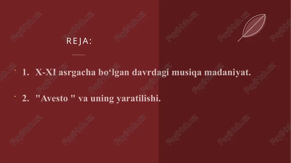 gorliklar,.yuksak salohiyati yunon, rim va xitoy manbalarida ham yakdillik bilan e’tirof etilgan. ayrim ilmiy qarashlarga ko‘ra, xorazm ko‘hna zardo‘shtiylik dinining muqaddas kitobi bo‘lmish "avesto "ning vatani hisoblanadi. tadqiqotlarning dalolat berishicha, "aryanim veyjo" deb ataluvchi avesto makoni o‘zining qahraton sovuqi, jazirama issiqiga ega bo‘lgan hamda erlari tars yoriladigan va ilonlari ko‘p o‘lka, deb ta’riflanadi.. 4 "avesto "ning o‘zi aslida ijro vositasida og‘zaki tarqalib, faqat key inchalik kitob shakliga keltirilgan arkonlar majmuasidir. uning oyatlari va, ayniqsa, madhiyalar qismini tashkil etuvchi - xatlar (bunda so‘z oxiridagi "t" harfi juda yumshoq talaffuz etilib, so‘nggi davrlarda "goh" shakliga aylanganligi ham ehtimoldan xoli emas: - yakgoh, dugoh, segoh va h.k.) maxsus kuy tizimini tashkil etuvchi ohanglarda yoqimli ovoz bilan tarannum etilgan, deb topilmoqda. mumtoz musiqamizning "zamzama", "tarona" (eski shakli "taronik" – “taronacha”, "buxorcha", "farg‘onacha"ga o‘xshagan uslub tushunchasi), "suvora" ("asp ros") kabi iboralarining ildizlari ham "avesto " davrining urf-odatlariga borib taqaladi zikr etilgan eski musiqiy belgilar, key …