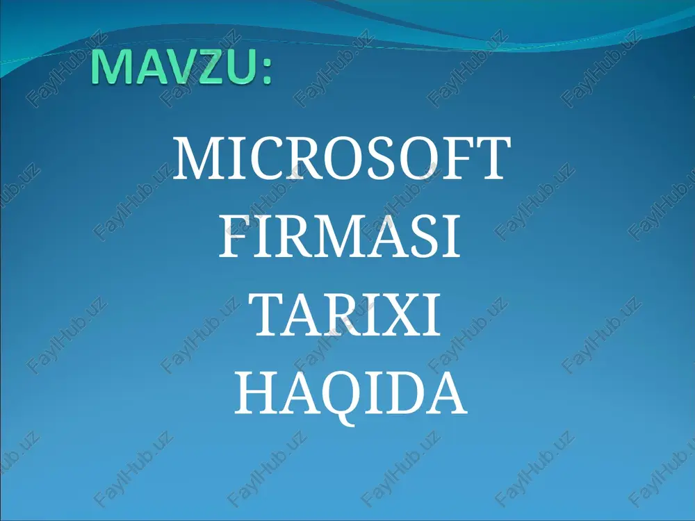 hdi oradan uch yil o'tar-o'tmas, yaponiyada kompaniyaning vakolatxonasi ochiladi.1981 yilda ibm pc kompyuterining sotuvga chiqarilishi yosh tijoratchilarning eng katta yutug'i bo'ldi. kompyuterga o'rnatilgan ms-dos tizimiga 86-dos dasturi asos sifatida olingan bo'lib, uni geyts va allen seattle computer products kompaniyasidan sotib olgan va qayta ishlab chiqqan edi microsoft shuhratini butun dunyoga yoygan mahsulot – windows tarixi 1984 yildan boshlanadi.o'shanda bu dastur buyruqlar panelidan iborat ms-dos dasturiga grafik tus beradigan “qolip” edi, xolos. 80-yillarning kompyuter bilan buyruqlar orqali to'g'ridan-to'g'ri ishlashga o'rgangan odamlari dastlab bu nodir topilmani to'g'ri baholay olishmadi, lekin oradan yillar o'tib, grafik interfeys buyruqlar panelini butunlay siqib chiqardi. xxi asr odami kompyuterni boshqacha tasavvur qila olmaydi. geytsning hamkori va yaqin do'sti paul allen 1983 yilda deyarli barcha aktsiyalarini geytsga sotib, biznesni tark etgan edi. u aktsiyalarning bir qismini saqlab qolgani bois kompaniyaning direktori kengashidagi o'rnini yo'qotmadi. o'sha yilning o'zida kompaniya mijozlarga yangi ishlanmani taqdim etdi - microsoft mouse deb atalgan …