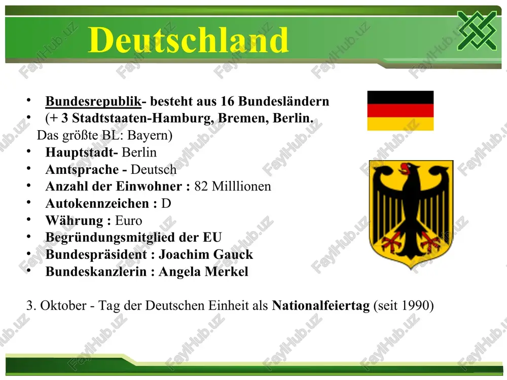 e - deutsch anzahl der einwohner : 8,5 millionen autokennzeichen : a währung : euro präsident: heinz fischer regierungschef: werner faymann klima: gemäßigte klimazone oberfläche : etwa 60 % des landes sind gebirgig (zentralpen,hohe und niedere tauern, kalkalpen, wiener wald) der höchste berg: großglockner 3798 ü. m. (hohe tauern) flüsse: donau, lech, isar, inn, salzach, traun seen: neusiedlersee, attersee, traunsee, mondsee bodensee grenzen : im norden: an die tschechische republik im nordosten: slowakei im osten: ungarn im süden: slowenien, italien im südwesten: liechtenstein und schweiz im westen: deutschland großglockner österreich bekannte firmen: swarovski (glasprodukte- und kunstdiamantenerzeuger), red bull gmbh (erzeuger von energy-drinks) wienerberger (weltweit bedeutender ziegelhersteller) doppelmayr (seilbahnenhersteller) omv ag, (mineralölverarbeiter und tankstellenbetreiber) bekannte persönlichkeiten: kaiser franz joseph i., johannes brahms , joseph haydn, franz schubert, herbert v. karajan, johann strauß ä .+ j., franz lehár, f.x.gruber + j.mohr - (stille nacht, heilige nacht), falco (johann hans hölzel), s. zweig, …