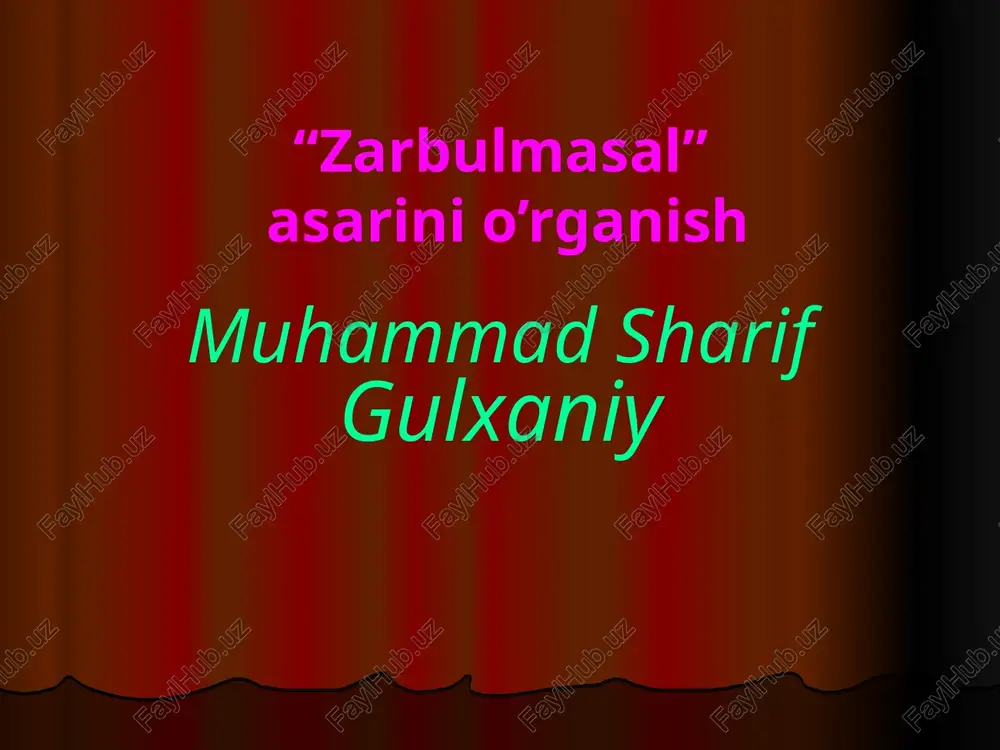 dars ishlan