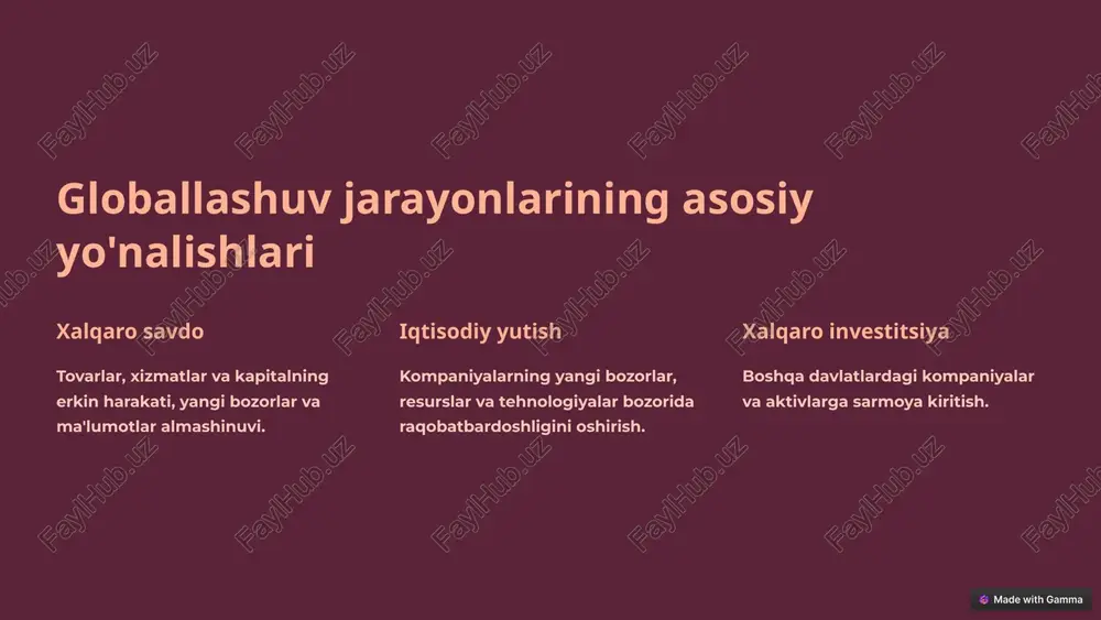 jahon iqtisodiyotining globallashuvi - Page 2