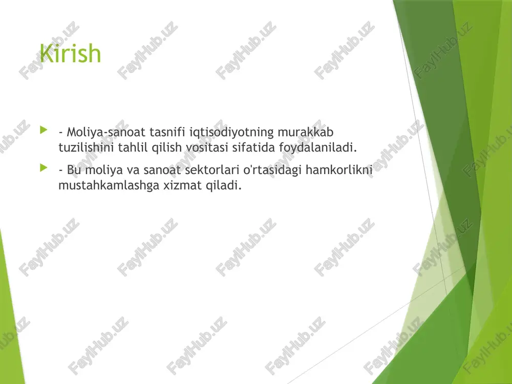 moliya-sanoat tasniflanishi - Page 2