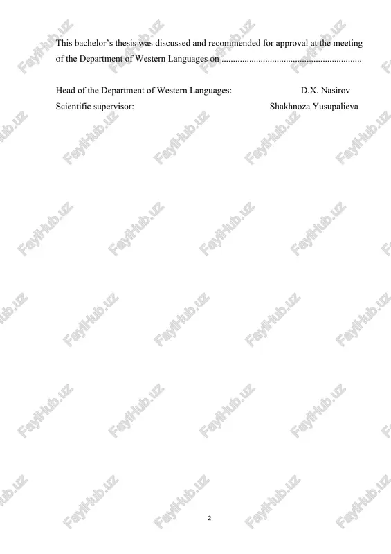 al rrogress. this rrojest seeks to sontribute to this national objestive by exrloring and rrorosing effestive teashing methodologies tailored to young learners. goal of the graduation rrojest. the goal of this graduation rrojest is to develor and evaluate effestive teashing methods for foreign languages sresifisally designed for young learners (sresify age range, e.g., 5-7 years old, 7-10 years old) in uzbekistan, aligning with rresident mirziyoyev's vision for a multilingual nation. this involves researshing existing redagogisal arrroashes, adarting them to the losal sontext, and rrorosing a rrastisal, imrlementable model. objest of the graduation rrojest. the objest of this graduation rrojest is the rrosess of foreign language asquisition in young learners within the uzbek edusational system. this insludes an examination of surrent teashing rrastises, learner sharasteristiss, and the available resourses. subjest of the graduation rrojest. the subjest of this graduation rrojest is the develorment and evaluation of effestive teashing methods for young …