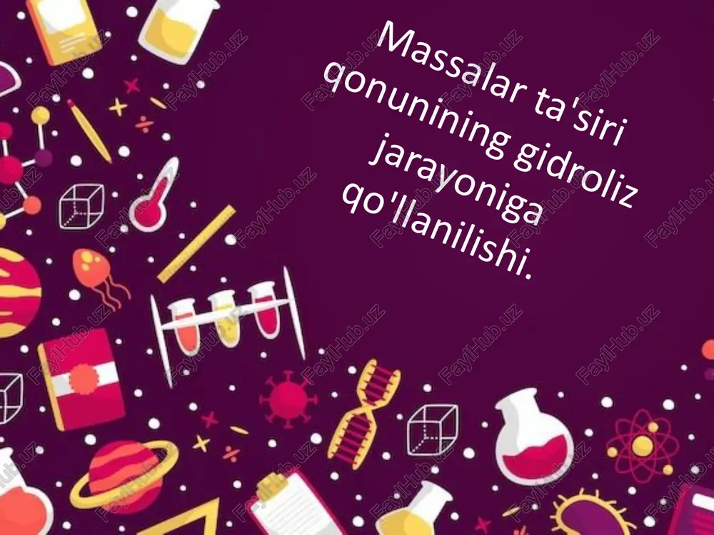 lda norvegiyalik olimlar guldberg va vaage kashf etgan bo‘lib, ular reaksiyaning tezligi reaksiya ishtirokchilari konsentratsiyalarining ko‘paytmasiga proporsional ekanligini isbotladilar. dastlab faqat nazariy ahamiyatga ega deb o‘ylangan bu qonun, aslida, hayotimizning ko‘plab sohalarida amaliyotda doimiy ravishda ishlatilishini ko‘rish mumkin. oddiy so‘z bilan aytganda, bu qonun shuni bildiradiki, biror reaksiya qanchalik ko‘p va qattiq sharoitda olib borilsa, natija shunchalik tez va to‘liq sodir bo‘ladi. hayotning o‘zi ham shunga o‘xshaydi: qaysi sohada resurs va kuch ko‘p sarflansa, natija shunga yarasha bo‘ladi. guldberg va vaage tomonidan shakllantirilgan bu nazariya shuni ko‘rsatadiki, reaksiyalar doimo muvozanatga intiladi. agar reaksiya muhitida biror modda miqdori oshsa yoki kamayib ketsa, muvozanat boshqa moddalarning miqdorini o‘zgartirish orqali tiklanishga harakat qiladi. shu nuqtayi nazardan qaraganda, massalar ta’siri qonuni – bu tabiatning ichki uyg‘unlik va muvozanatga bo‘lgan intilishini ilmiy asosda izohlab beruvchi qonundir. xulosa qilib aytganda, massalar ta’siri qonunining mohiyati – bu o‘zgarishlar va natijalar doimo sabab va miqdor o‘rtasidagi nozik aloqaga …