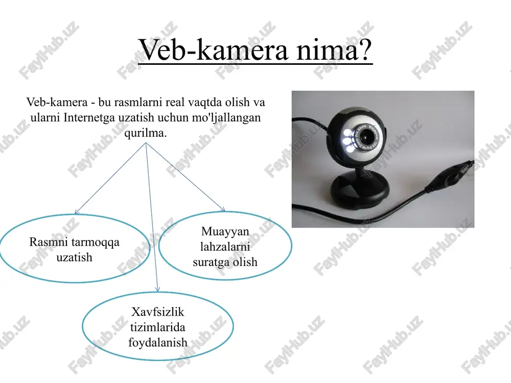 li hamrohlik rasmlari hd sifati - mikrofonlar o'rnatilgan bo'lib, ular sezgirlik va sezilayotgan tovushlarning sifati bilan ajralib turadi, ular tovushlarni mikrofon yonida ham, undan sezilarli darajada masofada idrok eta oladilar; to'liq hd sifati - odatiy frontal yoki tor yo'naltirilgan emas, balki ovozni dairesel idrok qilish. full hd qurilmalarida audio signal alohida oqimda ajratiladi, natijada video sifati va ovoz chiqarishi juda yaxshi bo'ladi avtofokus veb-kameralari afzalliklari: tortishish paytida eng muhim mavzuni ajratib ko'rsatish; lahzalarni yaratish jarayoni; tasvirni barqarorlashtirish qobiliyati; jitter va loyqa ko'rinishdagi aralashuvlar mavjud emas; ob'ektning aniq chegaralari chegaralari eshitish vositasi bo'lgan veb-kameralar ixtiyoriy minigarnituraning afzalliklari: ovoz yozish qobiliyati; ovoz sifatini yaxshilash; videokliplarni tahrirlashda audio ustki funktsiyasidan foydalanish; ovoz kanalidagi shovqin miqdorini kamaytirish; stereoda ovozni qabul qilish va uzatishni ta'minlash; o'z-o'zini tekislash funktsiyasi veb-kameralar yopilishi bilan ob'ektiv shundanan tashkil topgan: foydalanuvchi tomonidan yopilgan mexanik panjurlar; kamera dasturini o'chirib qo'yganingizda avtomatik ravishda ob'ektivni yopadigan elektron qurilmalar afzalliklari: kamera linzalarini shikastlanishdan himoya …
