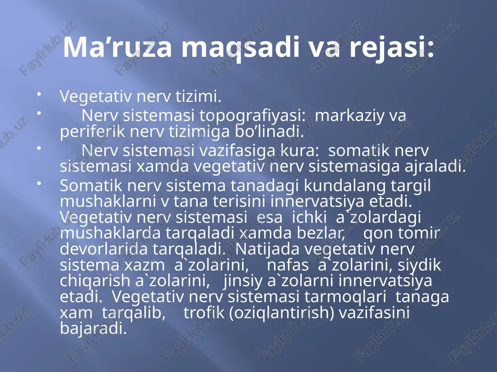 vegetativnervsistemasining umumiya anatomiyasi - Page 2