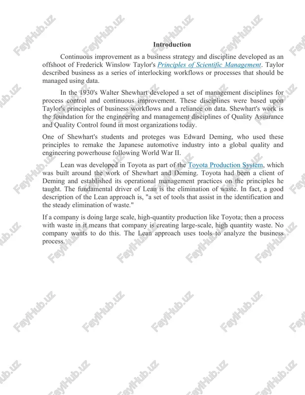 odology for improving your organization's operations. lean six sigma's team-oriented approach has proven results in maximizing efficiency and dramatically improving profitability for businesses around the world. still wondering, “what is lean six sigma exactly?” read on for an in-depth dive into what it is, why it matters, and how to do it right. five principles of lean manufacturing 1. value. value is determined by what the customer considers to be important within a product or service, rather than what the individuals developing or delivering the product or service consider important. 2. value stream. the set of business activities and steps involved in creating and delivering products and services to the customer; it is the connection of the steps together rather than considering each step in isolation. 3. flow. the degree to which there is smooth uninterrupted flow of activities that add value to the customer, rather than waste and inefficiency …