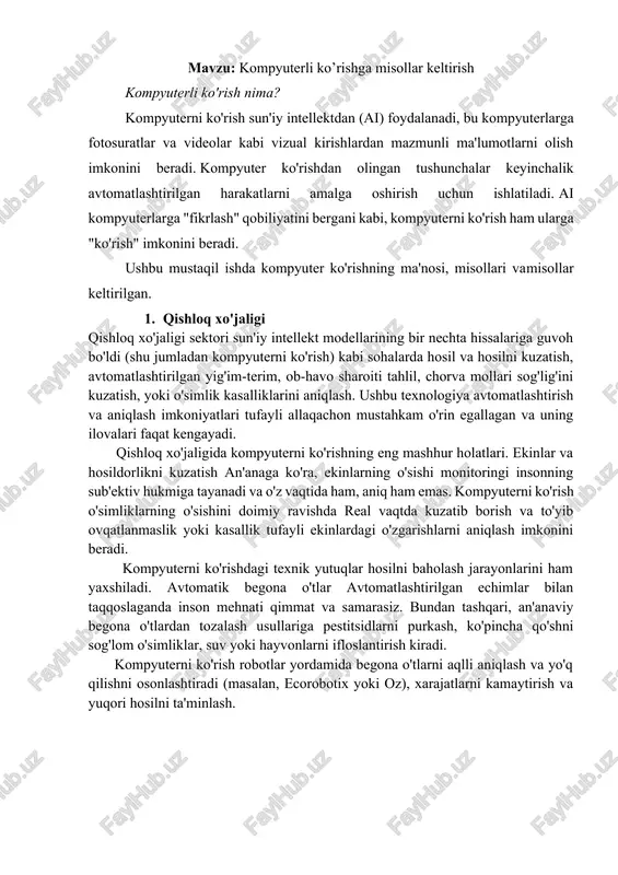 i oz), xarajatlarni kamaytirish va yuqori hosilni ta'minlash. 2. piyoda tirbandligi va odamlarni hisoblash do'kon ichidagi kameralar kompyuterli ko'rish tizimlari do'konga kirayotgan va chiqayotgan odamlarni aniqlash va hisoblash uchun foydalanadigan tasvir yoki video ma'lumotlarini osongina olishi mumkin. bu, ayniqsa, majburiy ijtimoiy masofa qoidalariga ega bo'lgan covid-19 davrida va do'konga bir vaqtning o'zida cheklangan miqdordagi odamlar ruxsat berilganda foydalidir. olomonni hisoblash xodimlarni o'zgartirish, navbatlarni boshqarish uchun ham foydalidir va do'konni yaxshiroq boshqarish uchun foydali analitik ma'lumotlarni taqdim etadi. 3. ta'lim covid-19 pandemiyasi tufayli masofaviy ta'lim o'z o'rniga ega bo'lgan holda, ta'lim texnologiyalari sanoati turli ilovalar uchun kompyuter ko'rish qobiliyatidan ham foydalanmoqda. masalan, o'qituvchilar o'quv jarayonini to'sqinliksiz baholash uchun kompyuter ko'rish yechimlaridan foydalanadilar. ushbu yechimlar o'qituvchilarga o'z faoliyatini to'xtatgan talabalarni aniqlash va ularning ortda qolmasligi uchun o'qitish jarayonini sozlash imkonini beradi. bundan tashqari, ai ko'rish maktab logistikasini qo'llab-quvvatlash, bilim olish, davomat monitoringi va muntazam baholash kabi ilovalar uchun qo'llaniladi. bunga keng tarqalgan …
