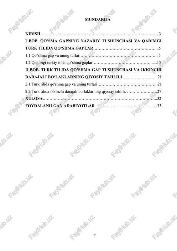 obiy hal qilishda o‘rxun-enasoy yozuvidagi bitiktoshlardan oldingi davr manbalaridagi faktik materiallarga ham murojaat etish zarur bo‘ladi. kurs ishining maqsadi va vazifalari. turk tilidagi qo‘shma gaplar va ularning turlarini o‘rganishdan maqsad gap tuzilishi haqidagi tushunchani kengaytirish, muloqot ko‘nikmalarini yaxshilash, yozma va og‘zaki shaklda samarali ifodalashga yordam berishdir. o‘quvchilar qo‘shma gaplardan to‘g‘ri foydalanishni o‘zlashtirib, yanada murakkab va izchil gaplar tuza oladilar, murakkab fikrlarni etkazadilar va ravshanlik bilan muloqot qiladilar. turk tilidagi qo‘shma gaplar mavzusiga oid vazifalar quyidagilardan iborat bo‘lishi mumkin: 1. har xil turdagi qo‘shma gaplarni aniqlash va turkumlash. 2. bog‘lovchilarning har bir turining o‘ziga xos vazifasi va ma’nosini anglash. 3. har xil munosabatlarni ifodalash uchun gaplarda bog‘lovchilardan foydalanishni mashq qilish. 4. bog‘lovchilarning umumiy ma’no va tuzilishga qanday hissa qo‘shishini aniqlash uchun matnlarni tahlil qilish. 5. kontekstda qo‘shma gaplarning to‘g‘ri qo‘llanilishini ko‘rsatish uchun mashqlar yoki misollar yaratish. 6. turk tilida qo‘shma gaplardan unumli foydalanishni mashq qilish uchun yozma va og‘zaki faoliyat bilan …