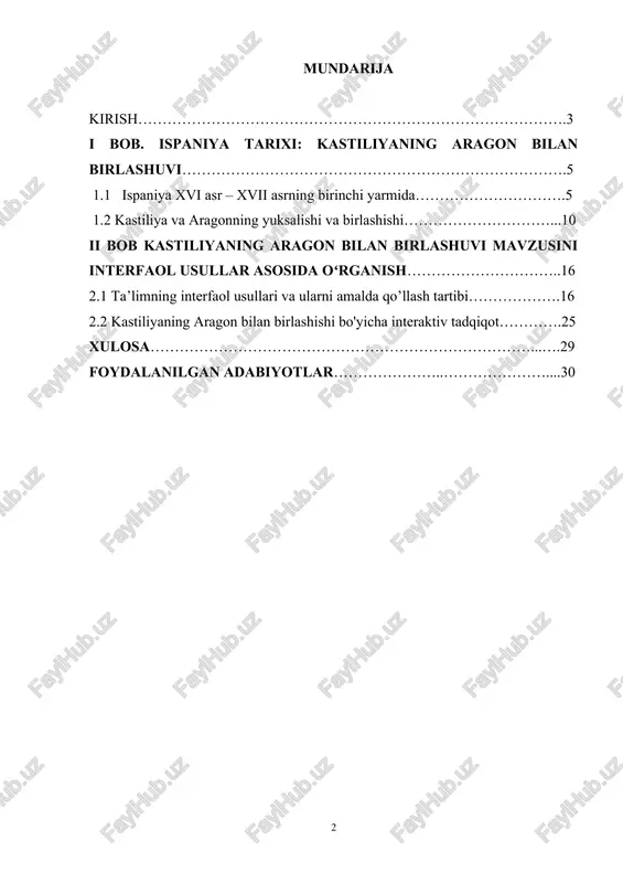 y voqealarni tahlil qilish va madaniy artefaktlarni sharhlash orqali talabalar tanqidiy fikrlash, empatiya va tarixiy ongni rivojlantirishlari mumkin, bu ularga zamonaviy dunyoning murakkabliklarida bilimli istiqbollar bilan harakat qilish imkonini beradi. tarixiy mavzularni o‘rganish uchun interaktiv ta’lim usullari: raqamli hikoyalar, multimedia taqdimotlari, onlayn munozaralar va hamkorlikdagi loyihalar kabi interfaol ta’lim yondashuvlarini o‘z ichiga olish talabalarning faolligini, tarixiy mazmunni tushunishini va eslab qolishini oshirishi mumkin. immersiv texnologiyalar, interaktiv xaritalar va virtual simulyatsiyalardan foydalangan holda, o'qituvchilar tarixni jonlantirishi mumkin, bu esa o'quvchilarga o'tmishni dinamik va interaktiv usullarda o'rganishga imkon beradi. bundan tashqari, interfaol ta'lim usullari faol ishtirok etish, so'rovga asoslangan ta'lim va o'quvchilarga yo'naltirilgan yondashuvlarni qo'llab-quvvatlaydi, tarixiy voqealarning murakkabligi va nozik tomonlarini chuqurroq tushunishga yordam beradi. talabalarni turli tarixiy rollarni o'z zimmalariga olishga, qarama-qarshi nuqtai nazarlarni tahlil qilishga va mazmunli muhokamalarga jalb qilish orqali o'qituvchilar tanqidiy fikrlash ko'nikmalarini, empatiyani va vaqt va makonda inson tajribasini chuqurroq tushunishni rivojlantirishlari mumkin. kurs ishining maqsadi va …