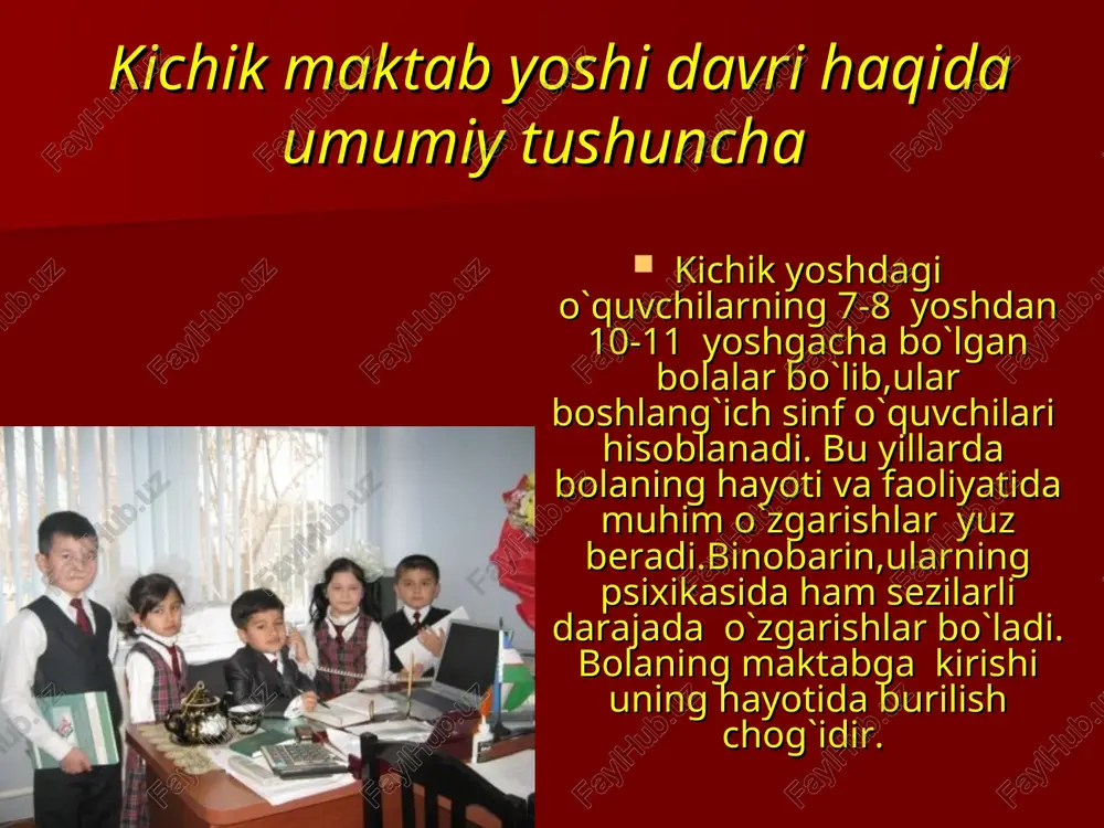 , tezligi, esda qoldirishning tez va aniqligining diqqatiga bog`liqdir. fikrlash jarayonlari diqqat tufayli aniq,mantiqli, mazmunli bo`ladi. chunki,o`quvchilarning mutstsaqil ravishda masala echishlari va masala tushunishdan oldin ular diqqatning kuchi va barqarorligini ta`minlaydi. o`quvchilarning aqliy faoliyatining zarur shartlarini ta`minlash uchun o`qituvchi kichik yoshdagi o`quvchilar diqqatining xususiyatlarini yaxshi bilishi kerak. diqqat asosiy nerv jarayonlari bo`lgan qo`zg`alish va tormozlanishning yoki xususiyatlari to`laligicha namoyon bo`ladigan psixik aktivligining muhim tomonidir. qo`zg`alish va tormozlanish jarayonlari kitchik yoshdagi o`quvchilarining bosh miya yarim sharlari po`tsida juda tez paydo bo`ladi.shu sababli agar bir qo`zg`aluvchi bolaning miya qobig`ida qo`zg`alishni vujudga keltirsa, 2 qo`zg`ovchi bosh miyada juda tezlik bilan yangi qo`zg`alish o`chog`ini tormozlab qo`yishi mumkin.bu kichik yoshdagi bolaning diqqatini jud atez va oson chalg`itish mumkinligini ko`rsatadi. o`quvchilar diqqatining bu xususiyatining ularning o`qish materiallarini o`zlashtirishlariga xalaqit beradi. shu sababli o`qituvchi bola diqqatini bunday xususiyatlarini doimo esda tutgan xolda,darsning uning bir momenti bilan ikkinchisin bog`lab, utsalik bilan o`tkazishi va bu momentlarning bir-birini tormozlab qo`ymasligi …