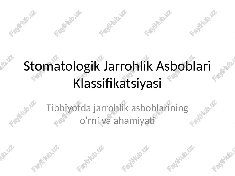 l.jpeg ttauf stomatologiya fakulteti 3628 gurux talabasi davietov dilmurodning og'iz boshlig’i jarroxligi fanidan mustagil ishi