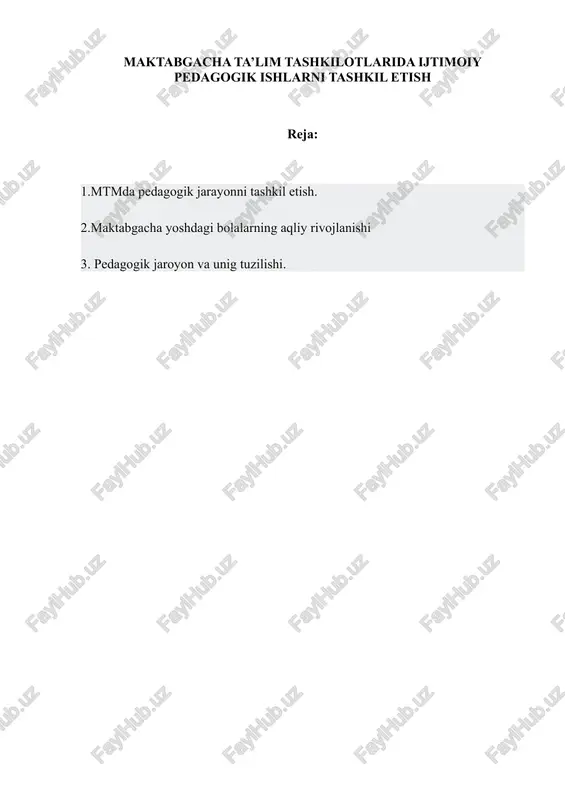 ga integratsiyasini zamin tayyorlovchi jamiyatning umumiy va professional madaniyati vujudga keladi; 1.jamiyatning milliy kadrlar salohiyati ishlab chiqiladi va rivojlantiriladi. 2 maktabgacha ta'lim jarayonida bolaga ta'lim-tarbiya berishda shaxsga yo‘naltirigan ta'lim maktabgacha ta'lim jarayonida bolaga ta'lim-tarbiya berishda shaxsga yo‘naltirigan ta'lim modeli ustuvor sanaladi. shaxsga ongli yondashishning maqsadi-shaxsni rivojlantirish, uni berilgan standart va bosim ostida “o‘zgartirish emas”, balki “uni qanday bo‘lsa, shundayligicha qabul qilish”dir. shaxsiy yondashuv ta'lim jarayoni ishtirokchilarining shaxsiy majburiyatlarini rivojlantirish va to‘liq namoyon qilish uchun sharoit yaratishni ko‘zlaydi. shaxsiy majburiyatlar - bu shaxs tomonidan “shaxs bo‘lish” ijtimoiy buyurtmasini tatbiq etuvchi ma'lum fazilatlarning namoyon etilishidir. pedagog tomonidan qadriyatlar orasida yo‘nalishini aniqlash uning kasbiy faoliyatini belgilaydi. shaxsga yondashuv pedagog va bolaga o‘zini shaxs sifatida his qilishiga, ularning imkoniyatlarini aniqlash va namoyon etishga, o‘zini anglab yetishga, jamiyat tomonidan amalga oshirilishi mumkin bo‘lgan o‘z-o‘zini anglash, o‘z-o‘ziga ishonish va o‘zini kashf qilish usullariga imkon yaratadi. maktabgacha yoshda bola buyumlarning alohida yuzaki xususiyatlarini qabul qilishning yuqori cho‘qqilarini …